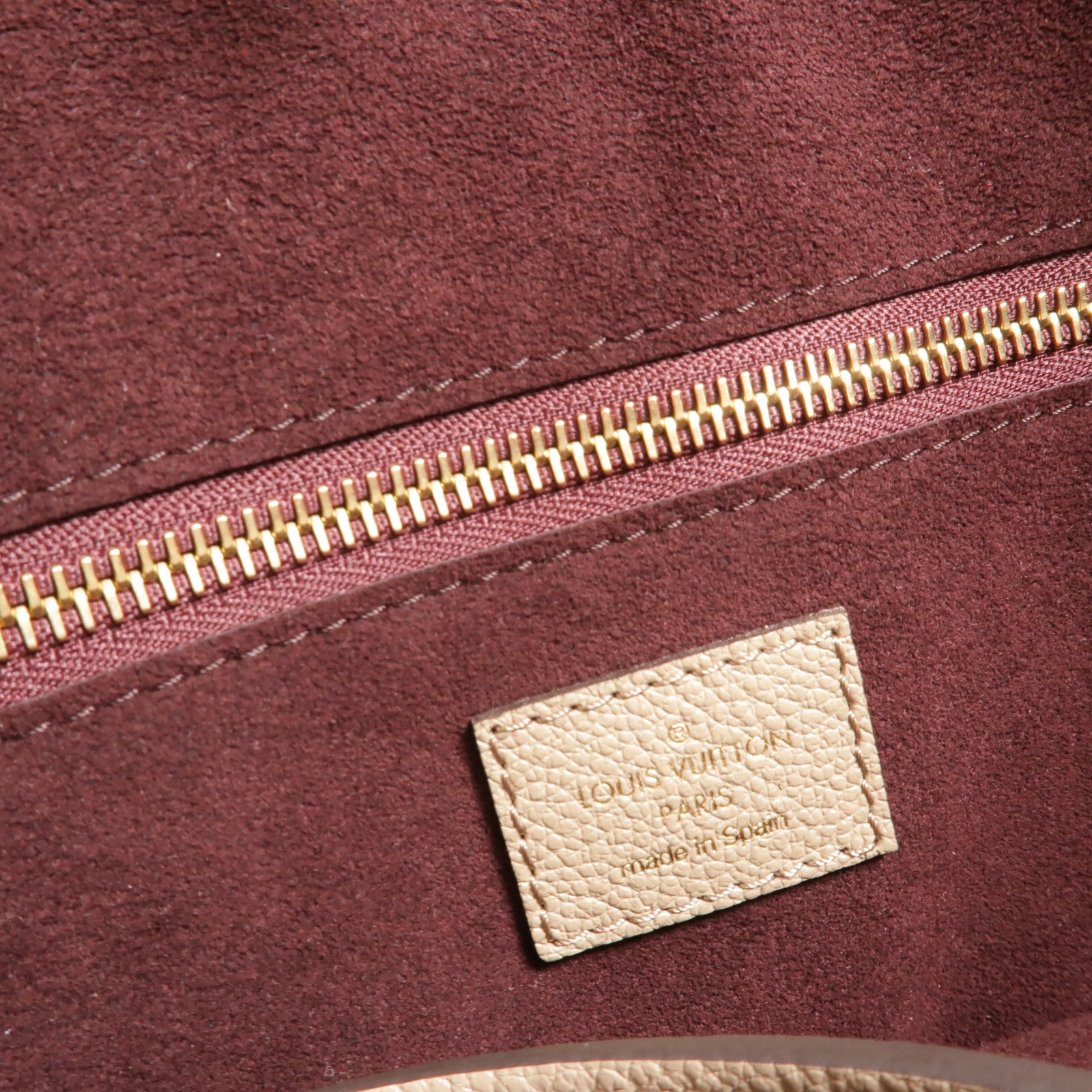 LOUIS VUITTON Monogram Empreinte Neverfull MM肩背袋
