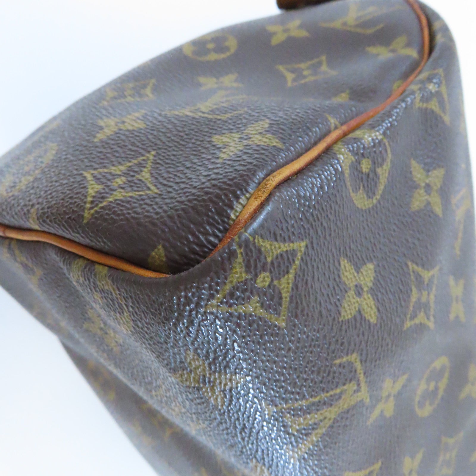 LOUIS VUITTON 【激減優惠】Monogram Speedy 25金扣手挽袋啡色