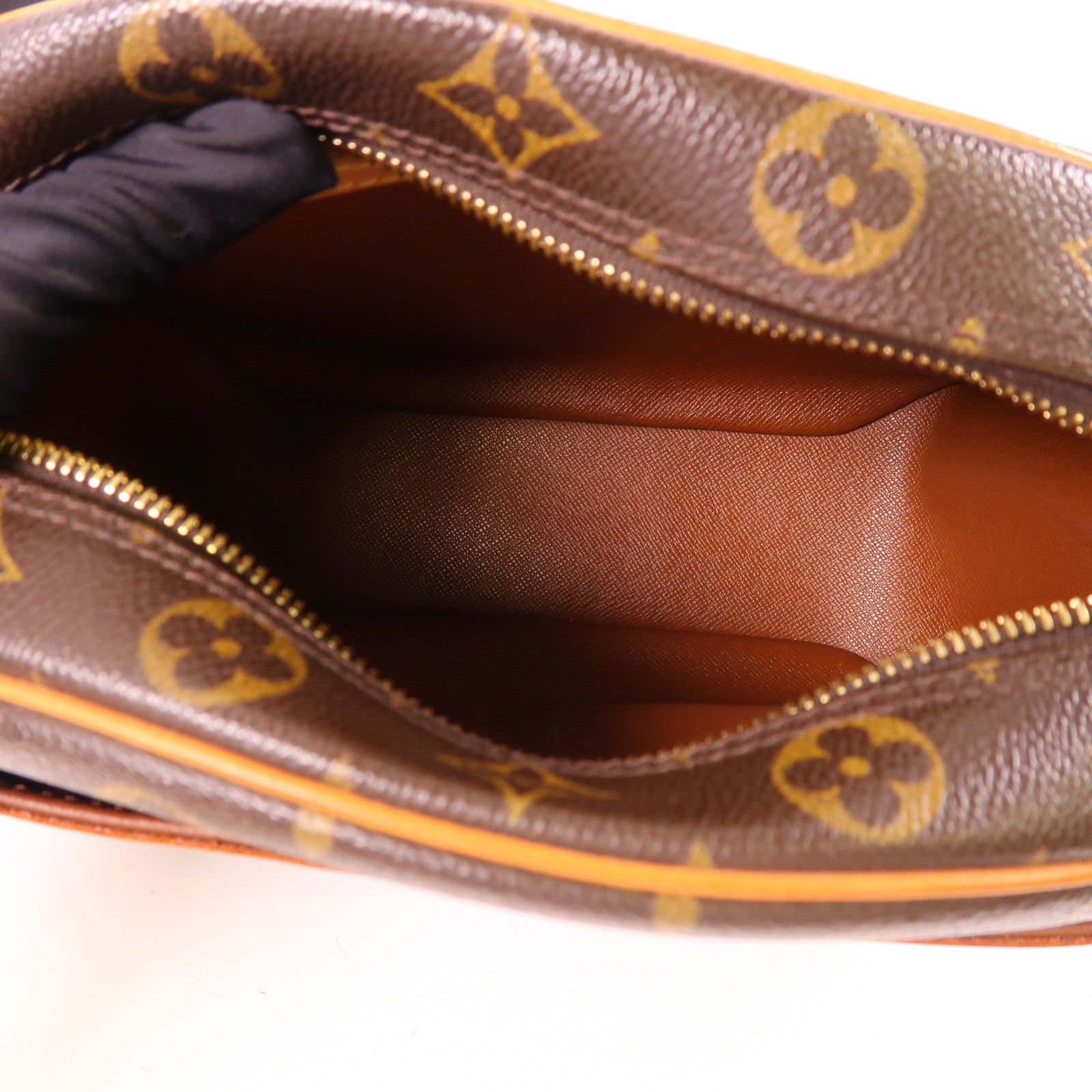 LOUIS VUITTON Monogram Blois金扣肩背袋棕色