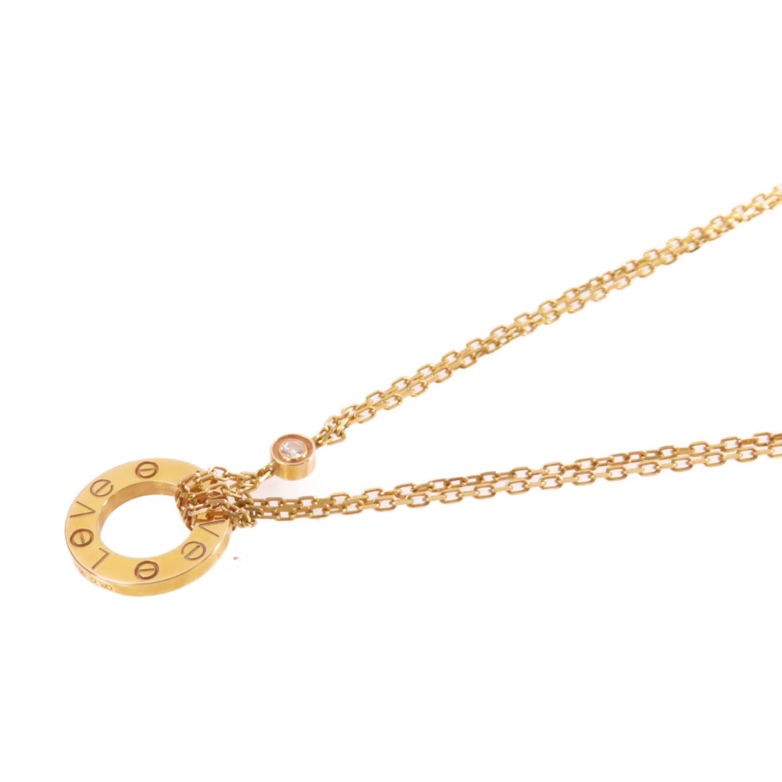 CARTIER 18K黃金Love Necklace項鏈