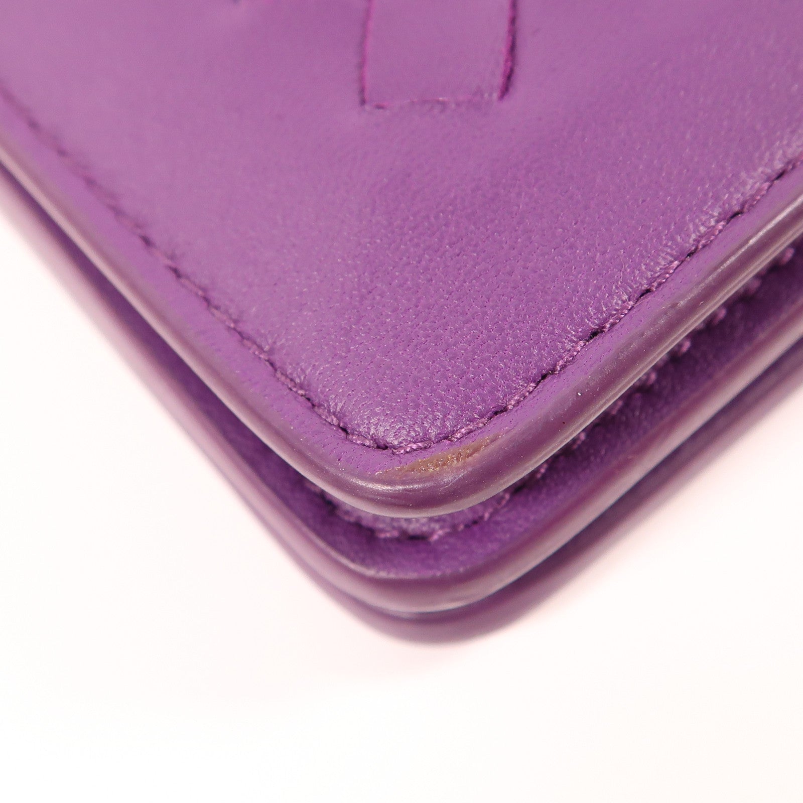 BOTTEGA VENETA 【激減優惠】牛皮皮革Wallet On Chain鏈帶肩背袋