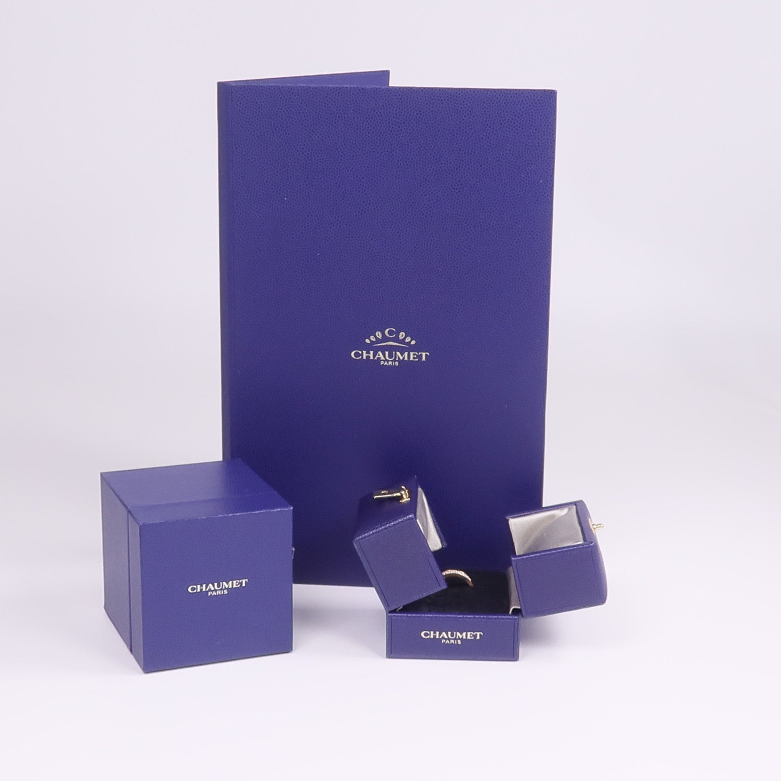 Chaumet 18K玫瑰金Liens Evidence Ring鑽石戒指Chaumet#47/US#4.25