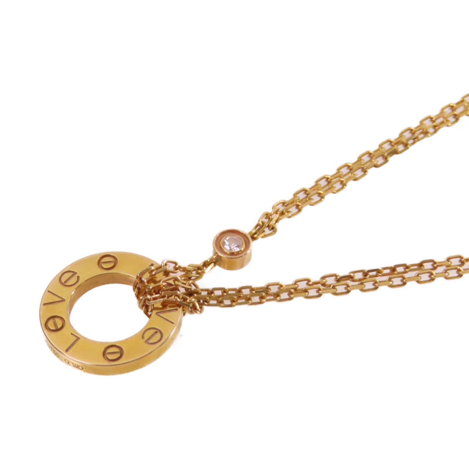 CARTIER 18K黃金Love Necklace項鏈