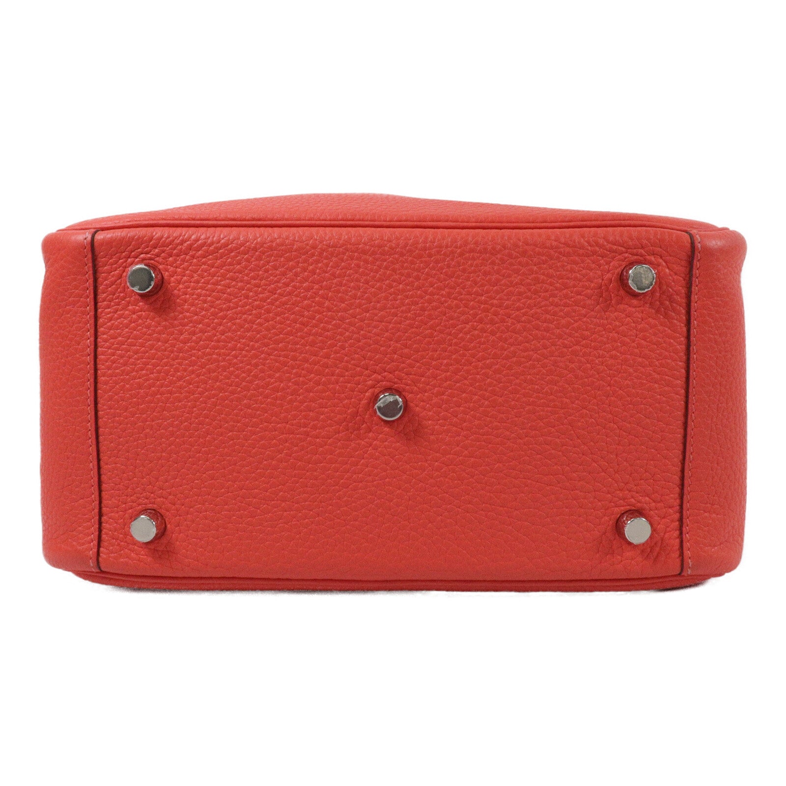 HERMES Clemence皮革Lindy 26手挽肩背兩用袋Rose Jaipur