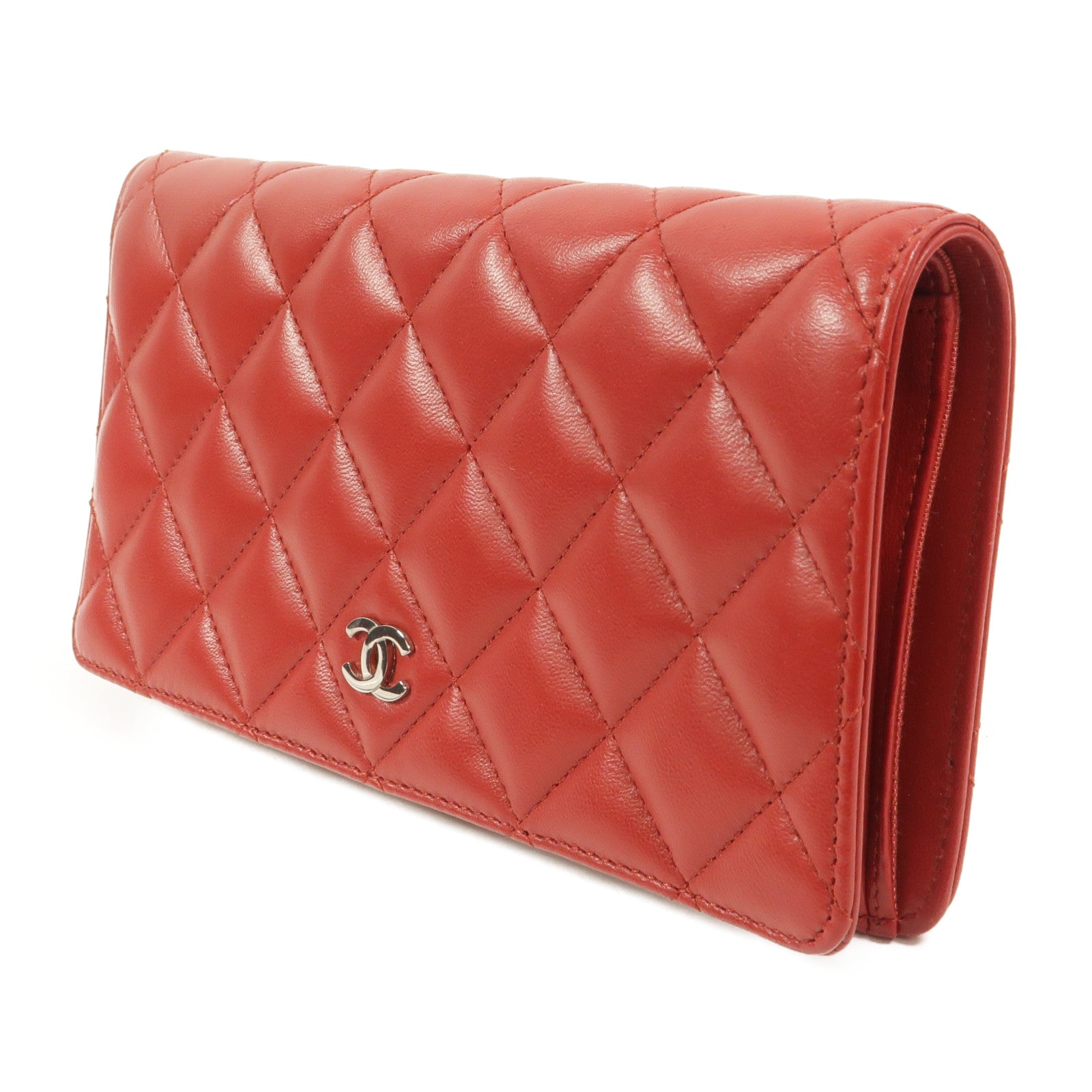 CHANEL 羊皮皮革Long Wallet長錢包