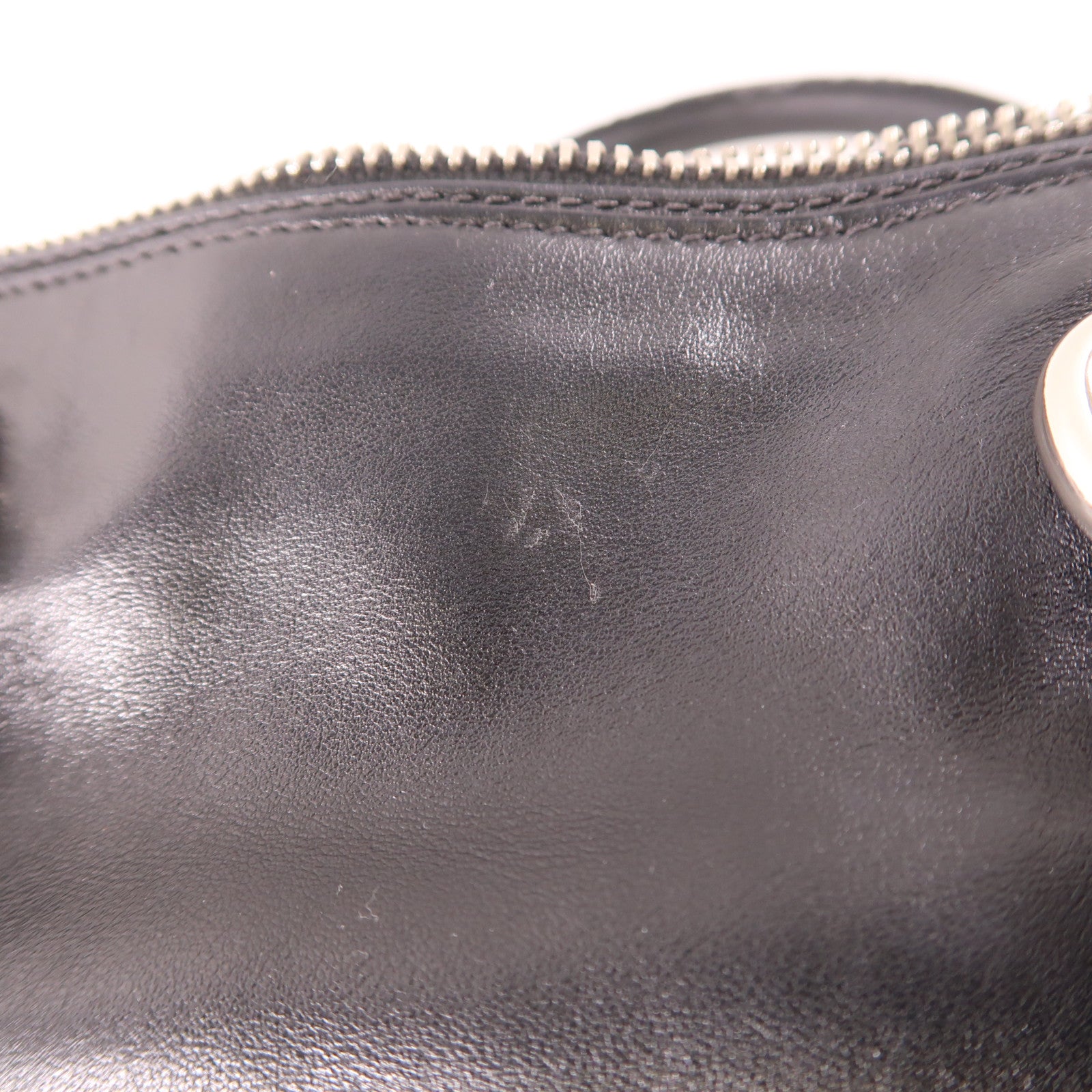 PRADA 牛皮皮革2 Way Shoulder銀扣手挽肩背兩用袋