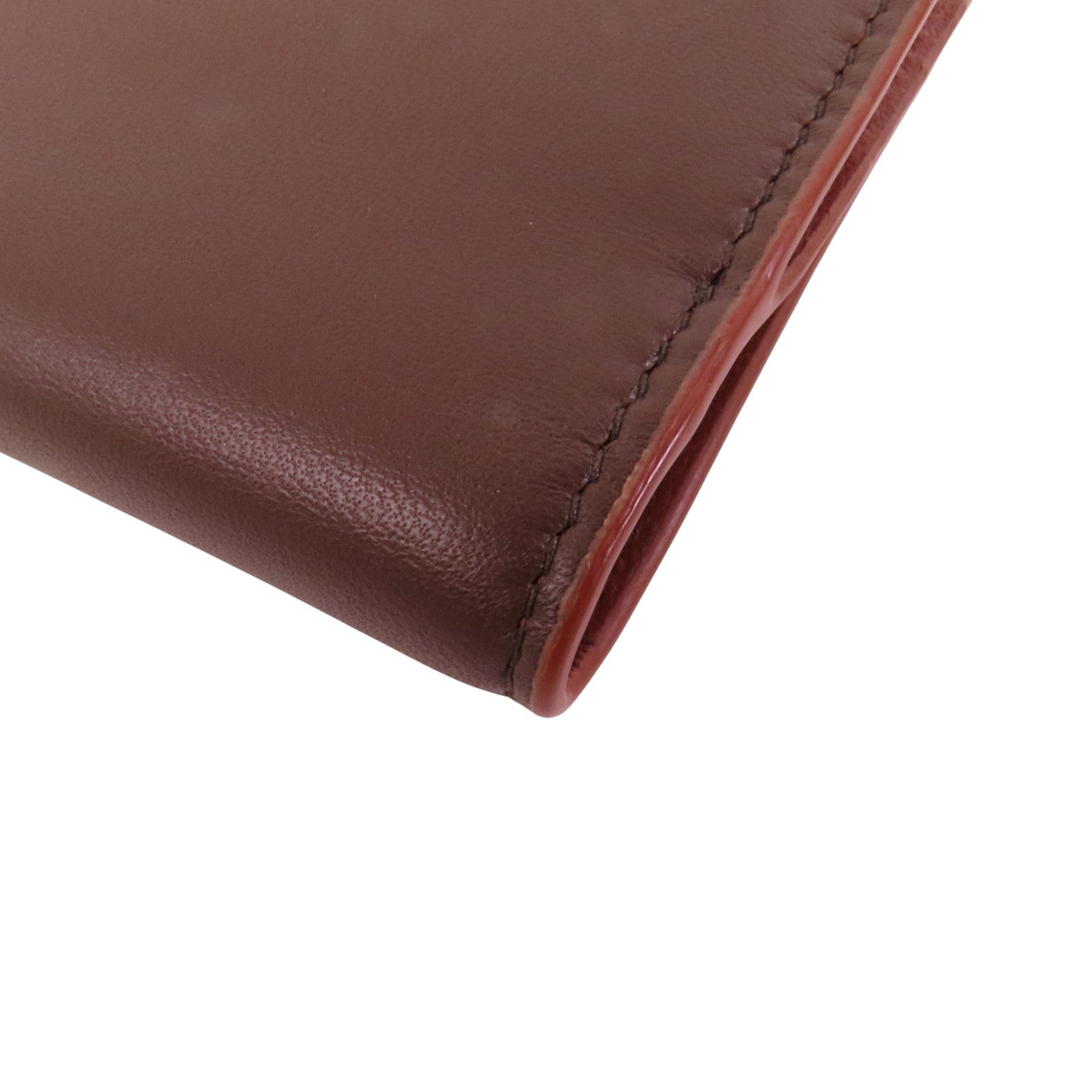 BOTTEGA VENETA 牛皮皮革Pocket Book Wallet金扣短錢包