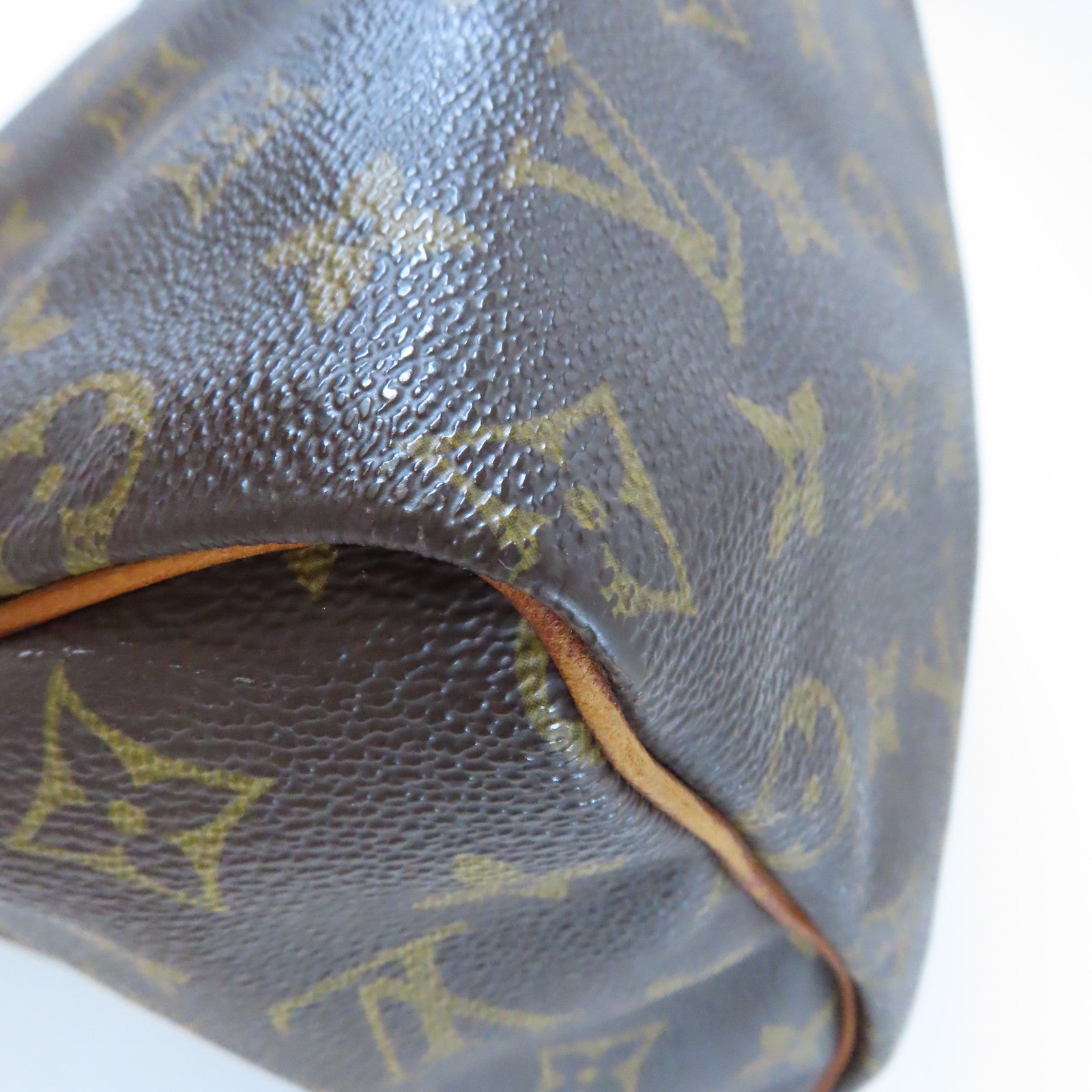 LOUIS VUITTON 【激減優惠】Monogram Speedy 25金扣手挽袋啡色