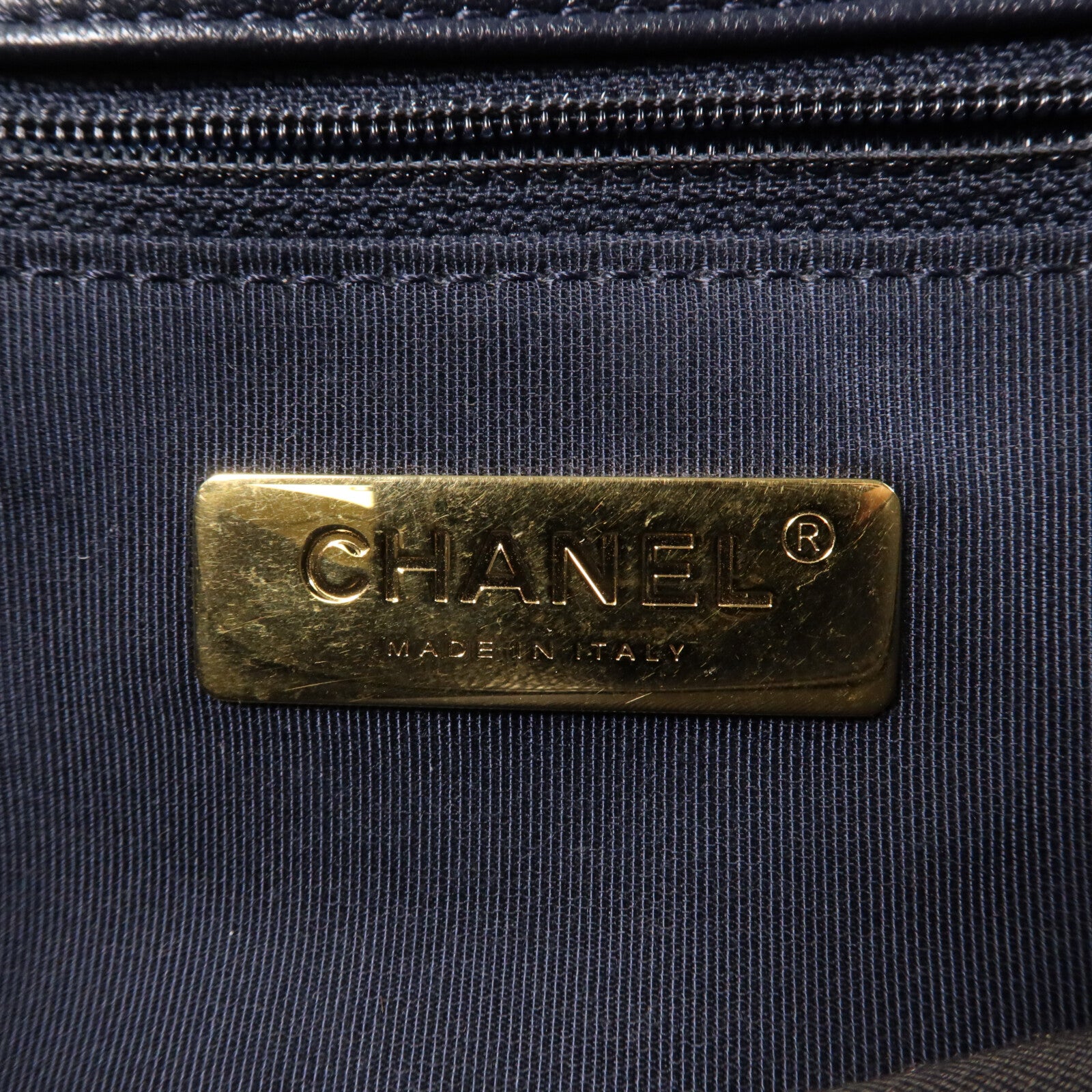 CHANEL 羊皮皮革C19 Small鏈帶手挽肩背兩用袋
