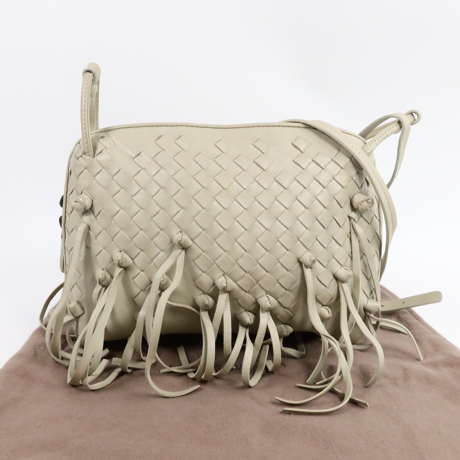 BOTTEGA VENETA 羊皮皮革Intrecciato Nodini肩背袋