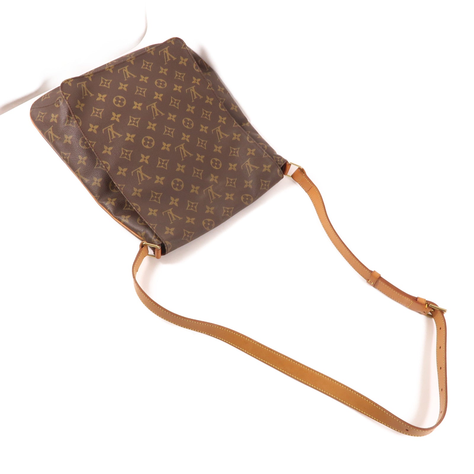 LOUIS VUITTON LV GHW Musette Salsa Shoulder Bag M51387 Monogram Brown