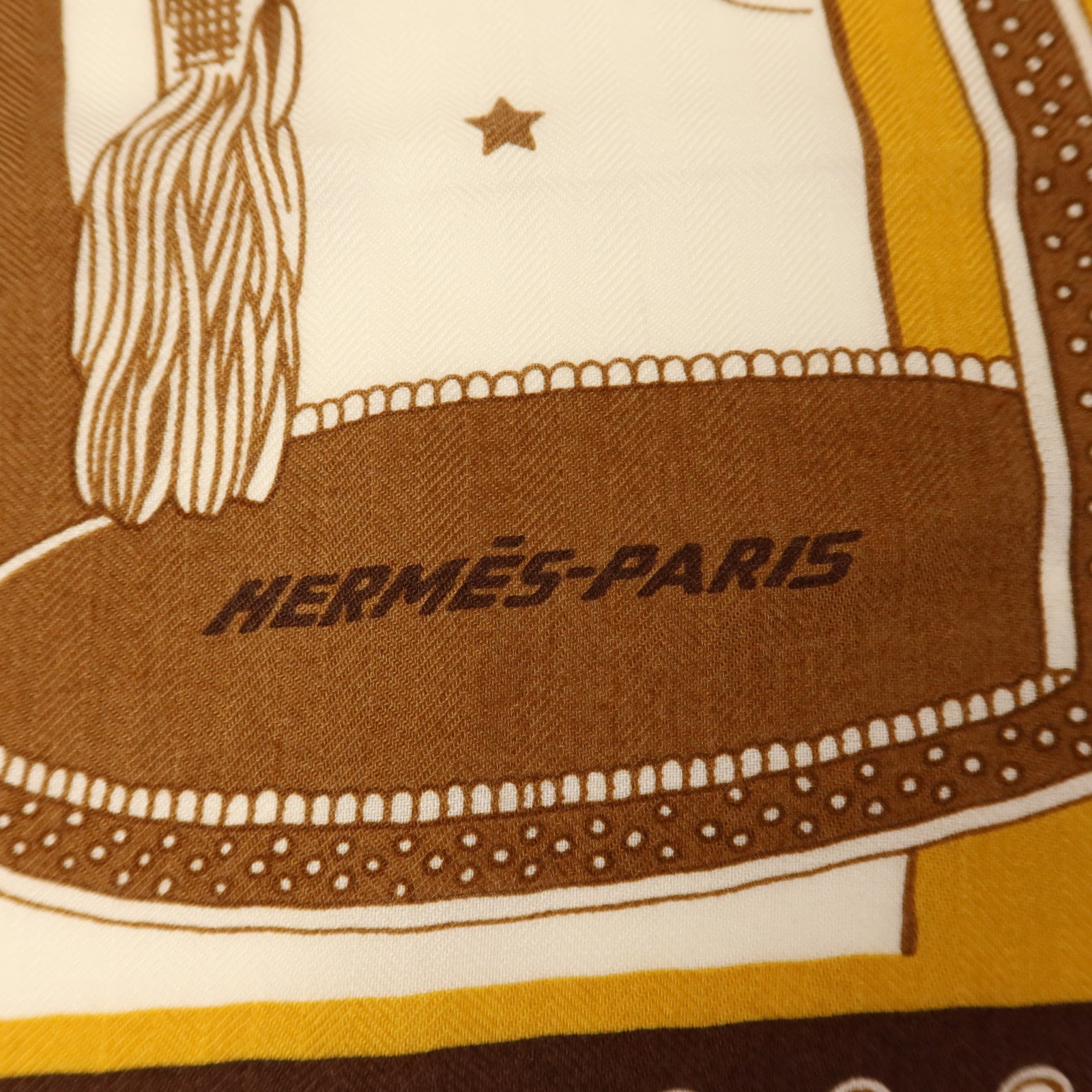 HERMES 羊絨/絲質Scarf 140X140絲巾