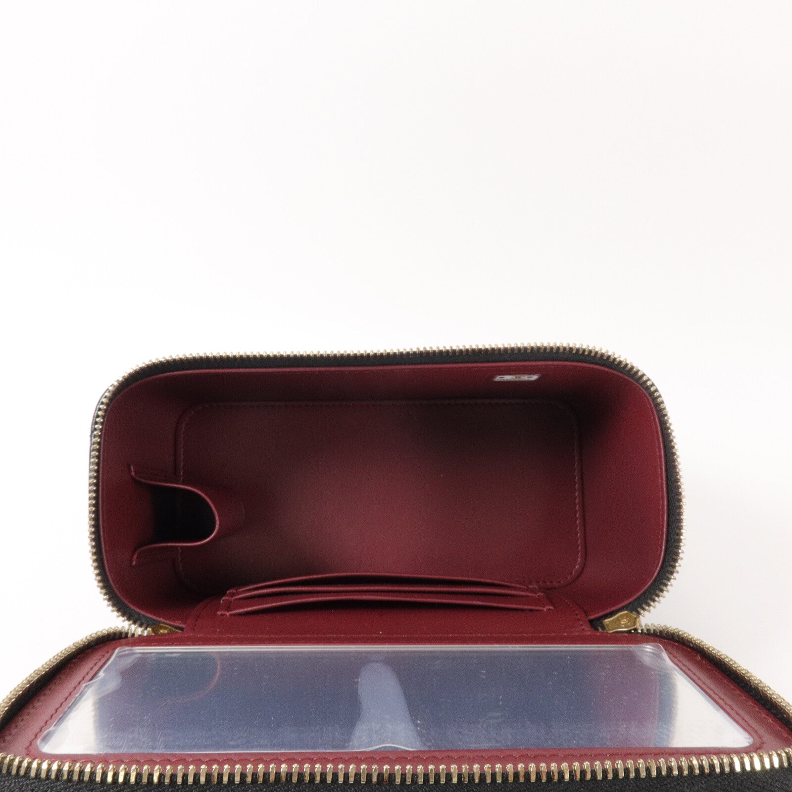 CHANEL 羊皮皮革Vanity Case鏈帶肩背袋