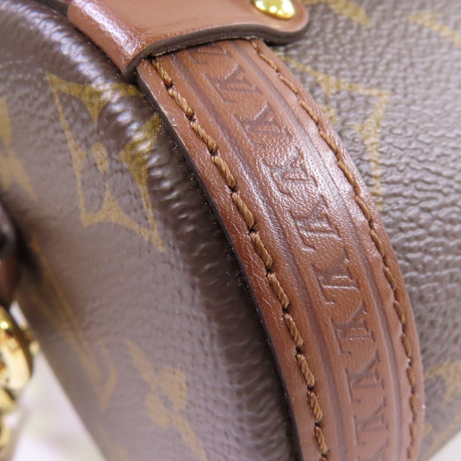 LOUIS VUITTON 【激減優惠】Monogram Papillon Trunk 2Way Shoulder Bag金扣手挽肩背兩用袋啡色