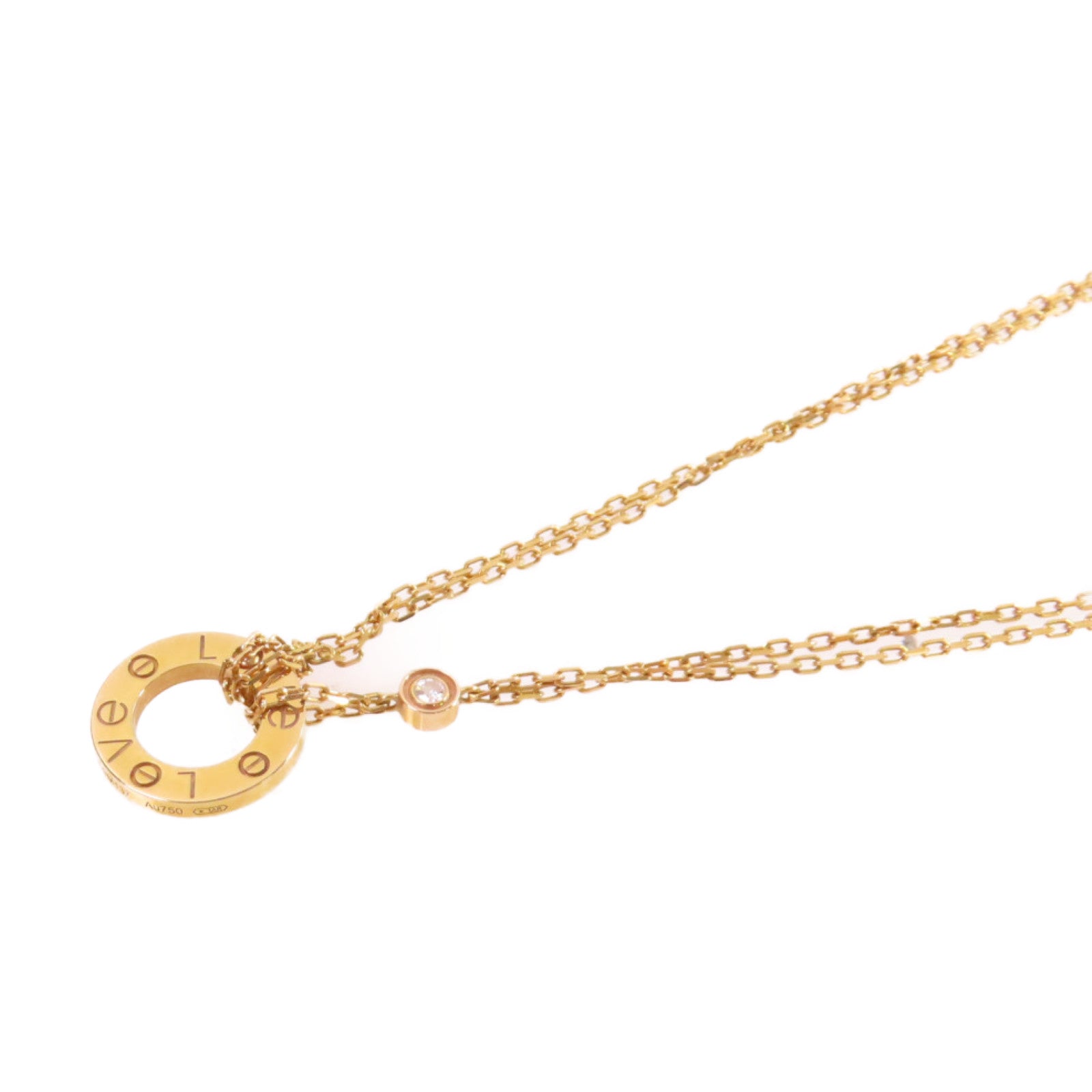 CARTIER 18K黃金Love Necklace項鏈