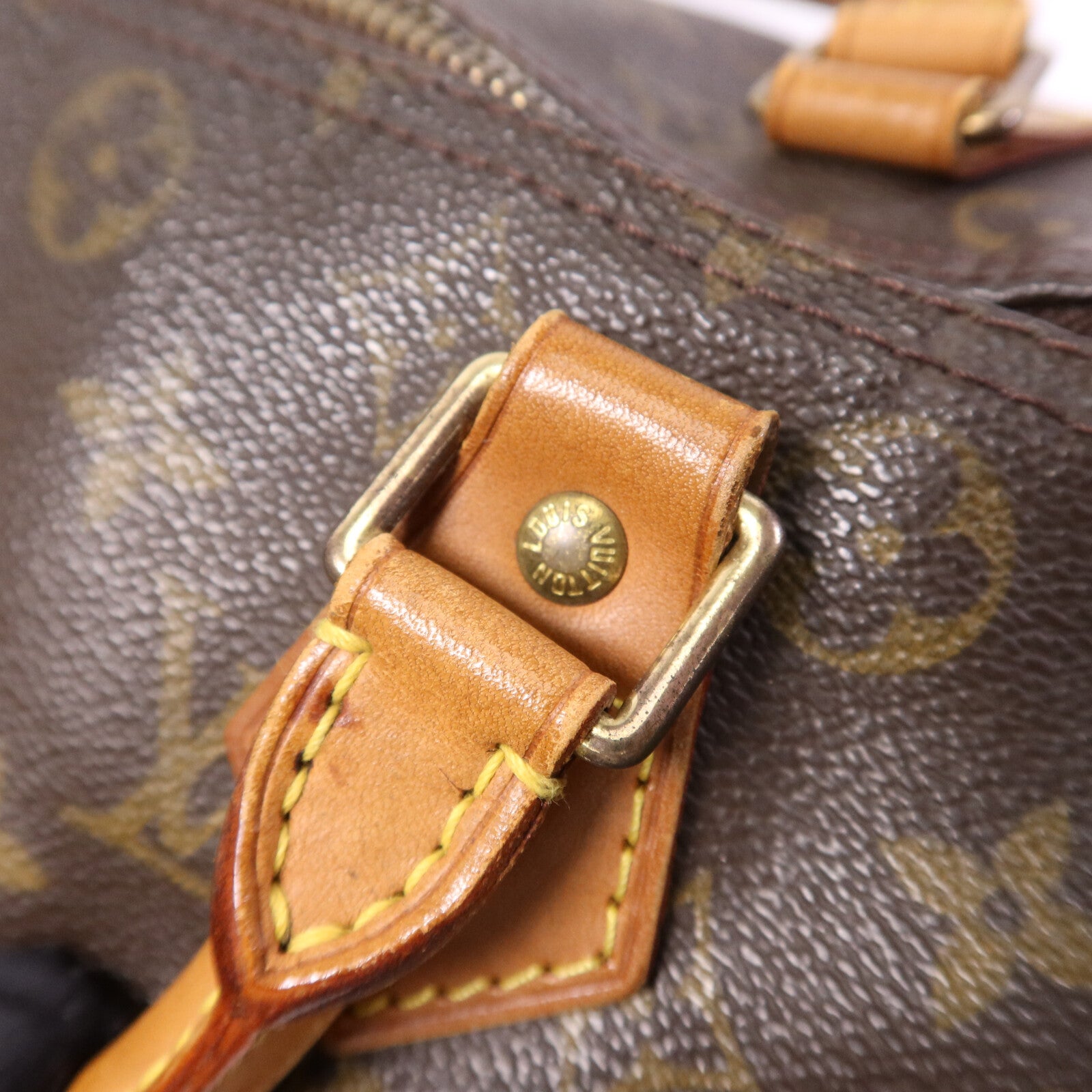 LOUIS VUITTON Monogram Speedy 30金扣手挽袋