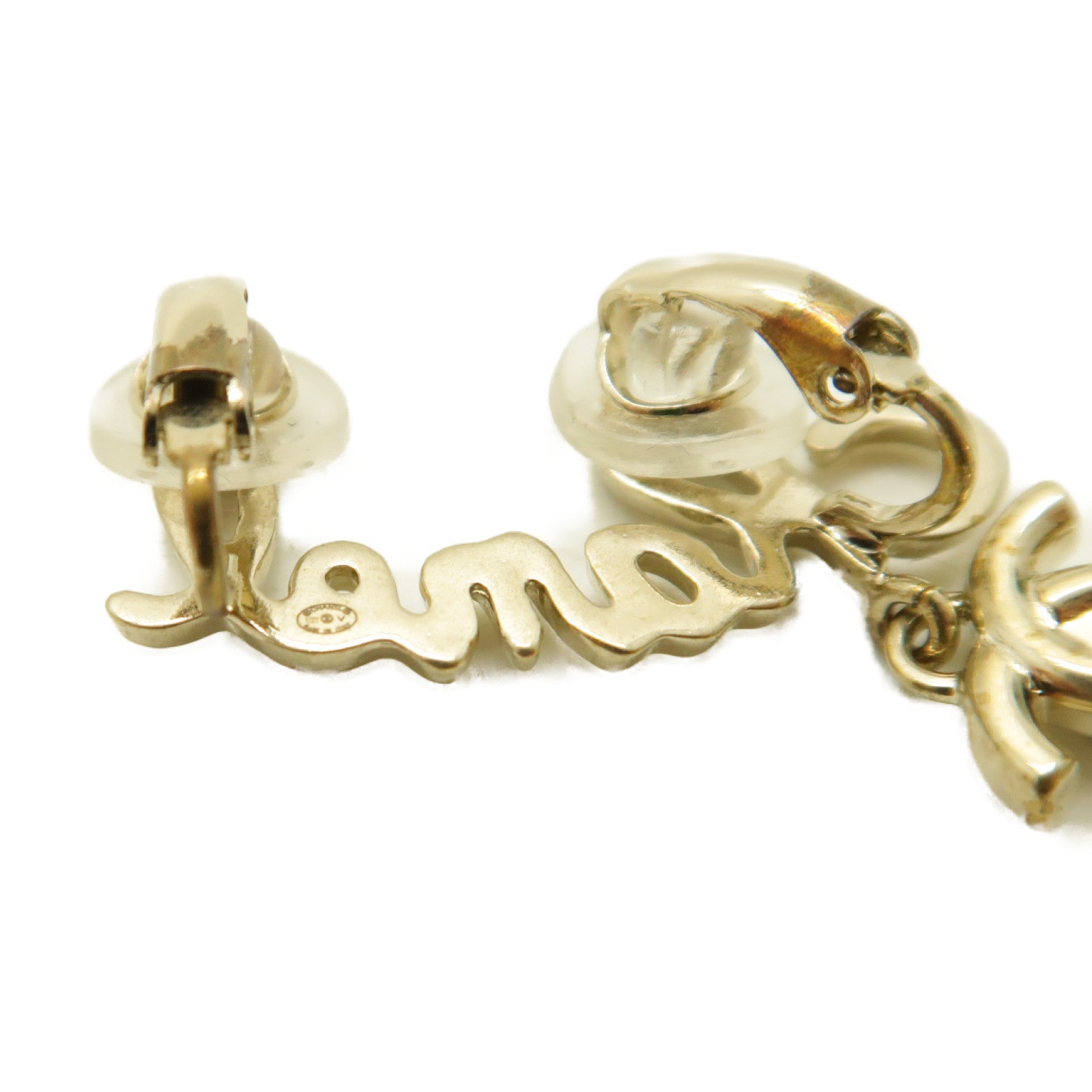 CHANEL 金屬Earrings耳環金色