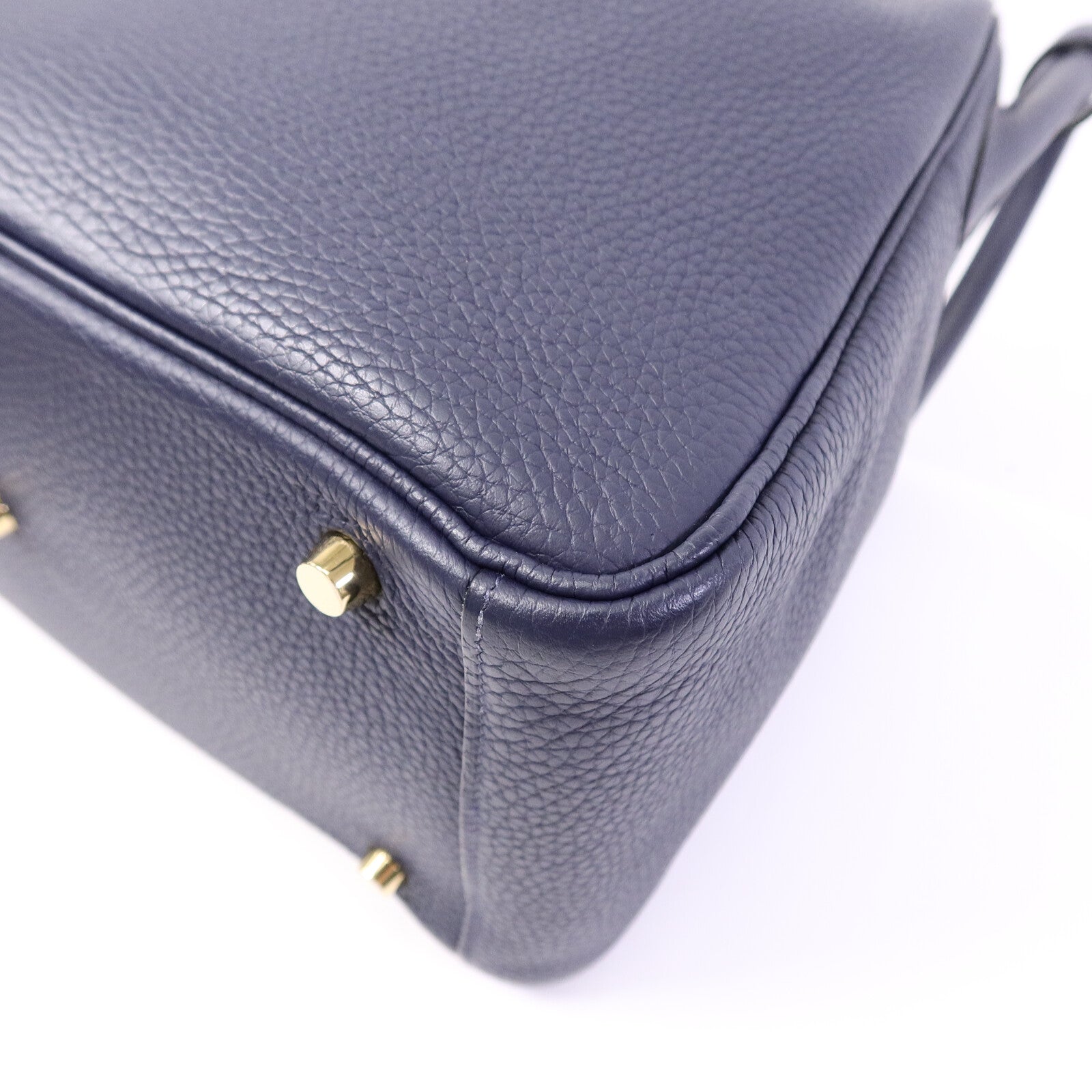 HERMES Togo皮革Lindy 30肩背袋Blue Nuit