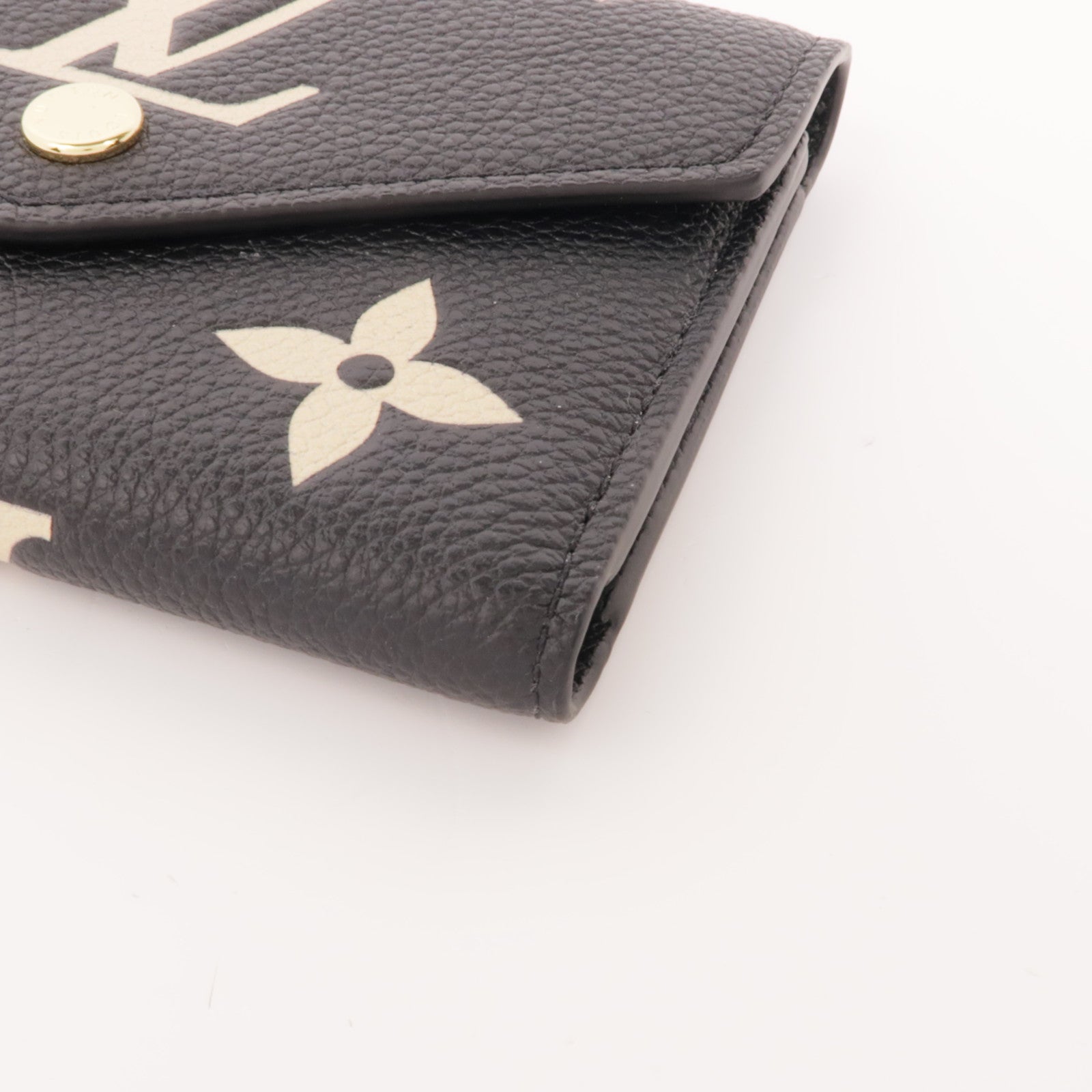 LOUIS VUITTON Monogram Empreinte Victorine Wallet金扣錢包