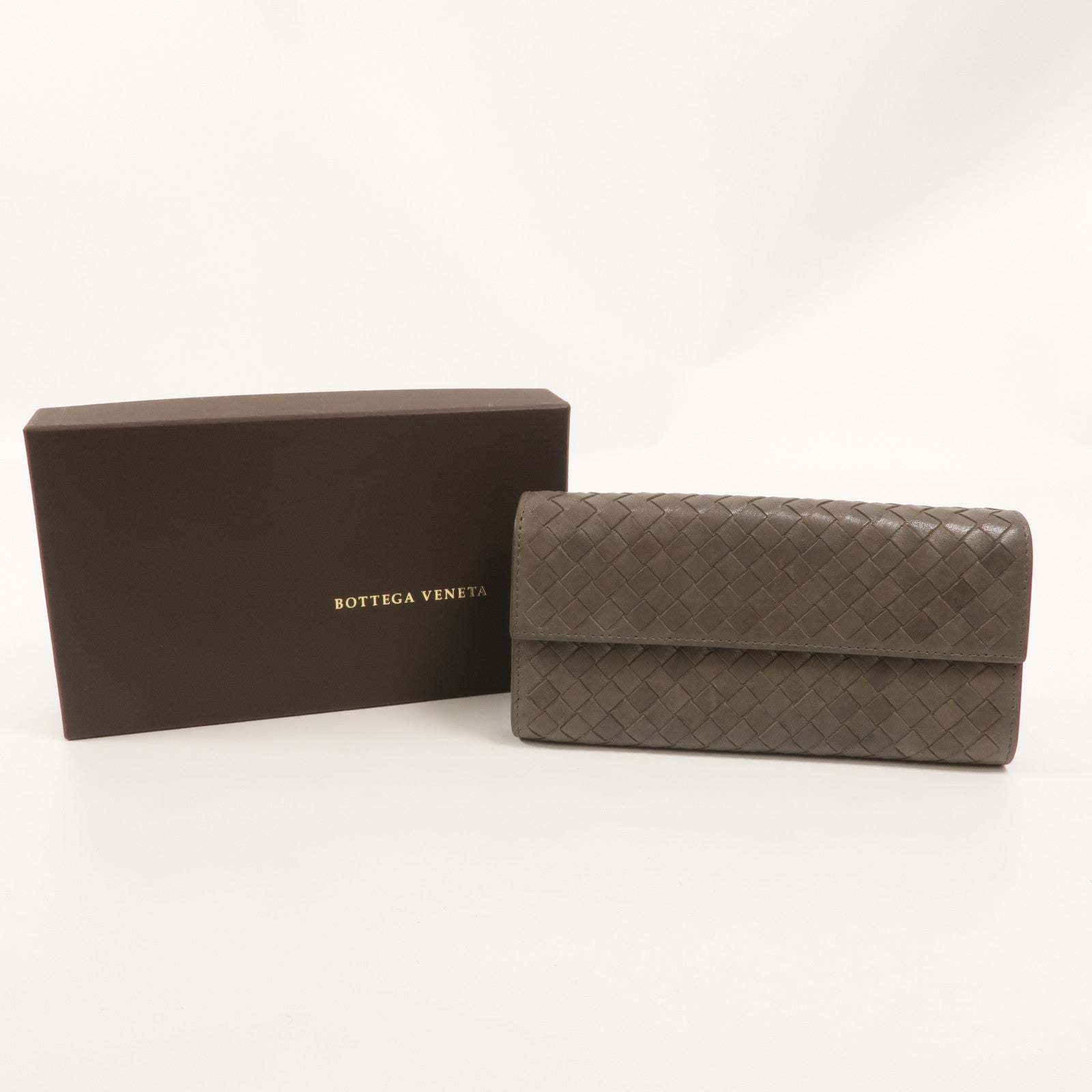 BOTTEGA VENETA 羊皮皮革Long wallet長錢包
