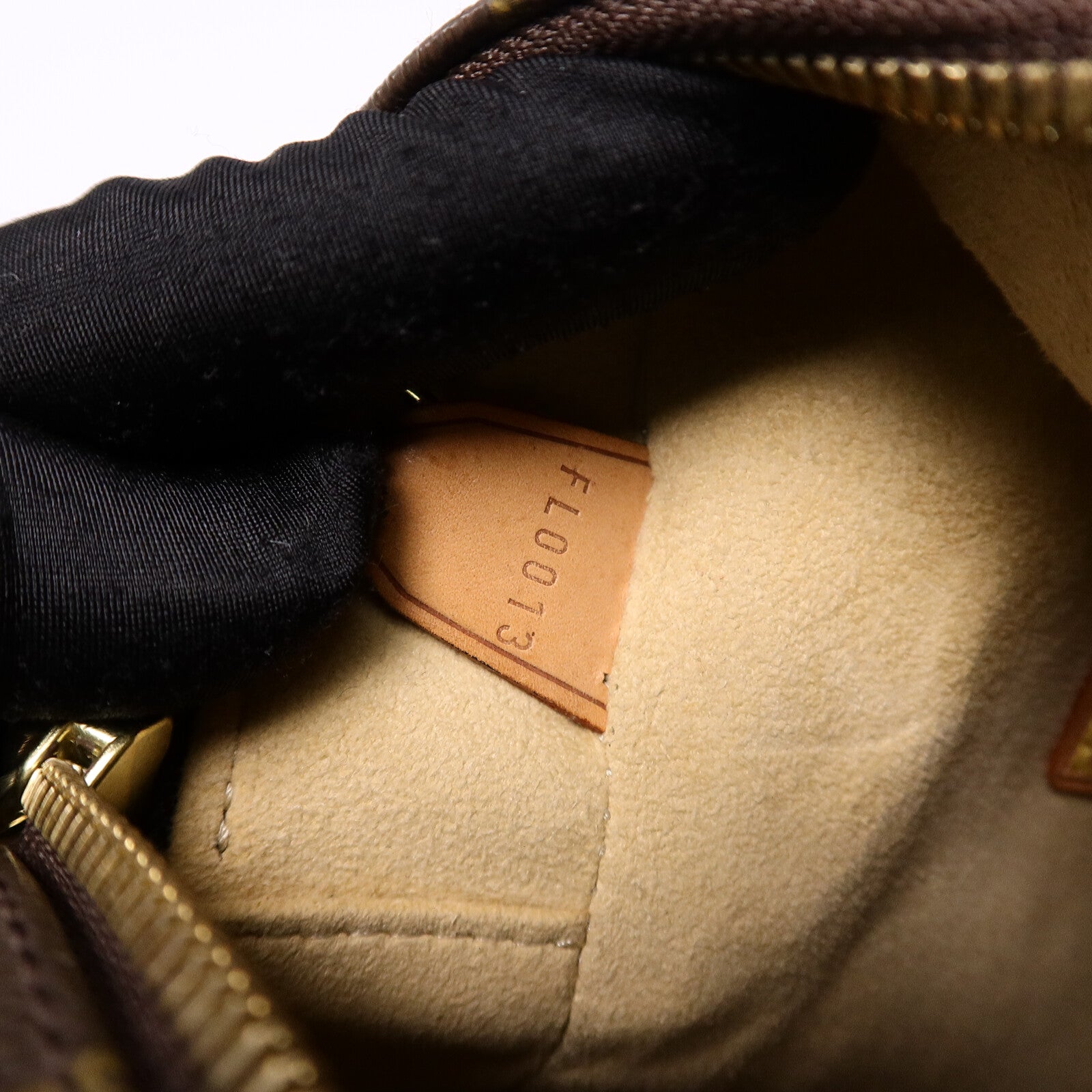 LOUIS VUITTON Monogram Cite GM金扣肩背袋棕色