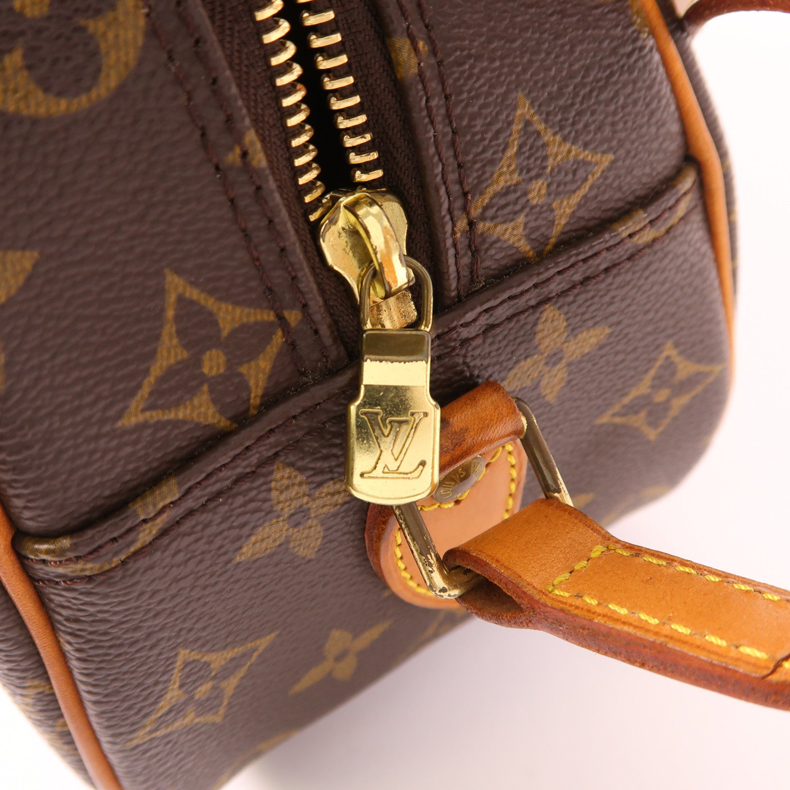 LOUIS VUITTON Monogram Blois金扣肩背袋棕色