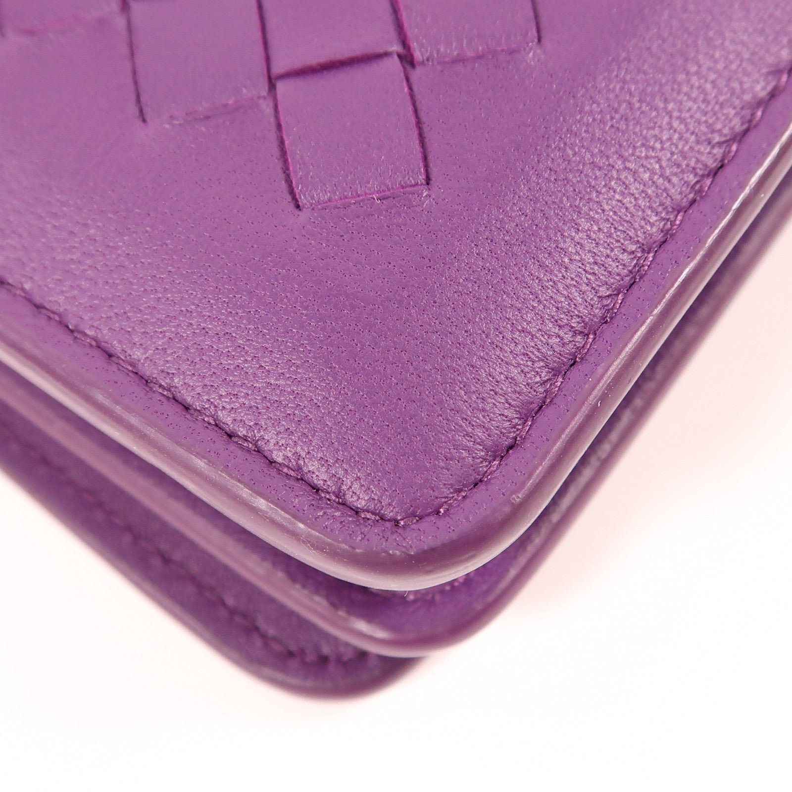 BOTTEGA VENETA 【激減優惠】牛皮皮革Wallet On Chain鏈帶肩背袋