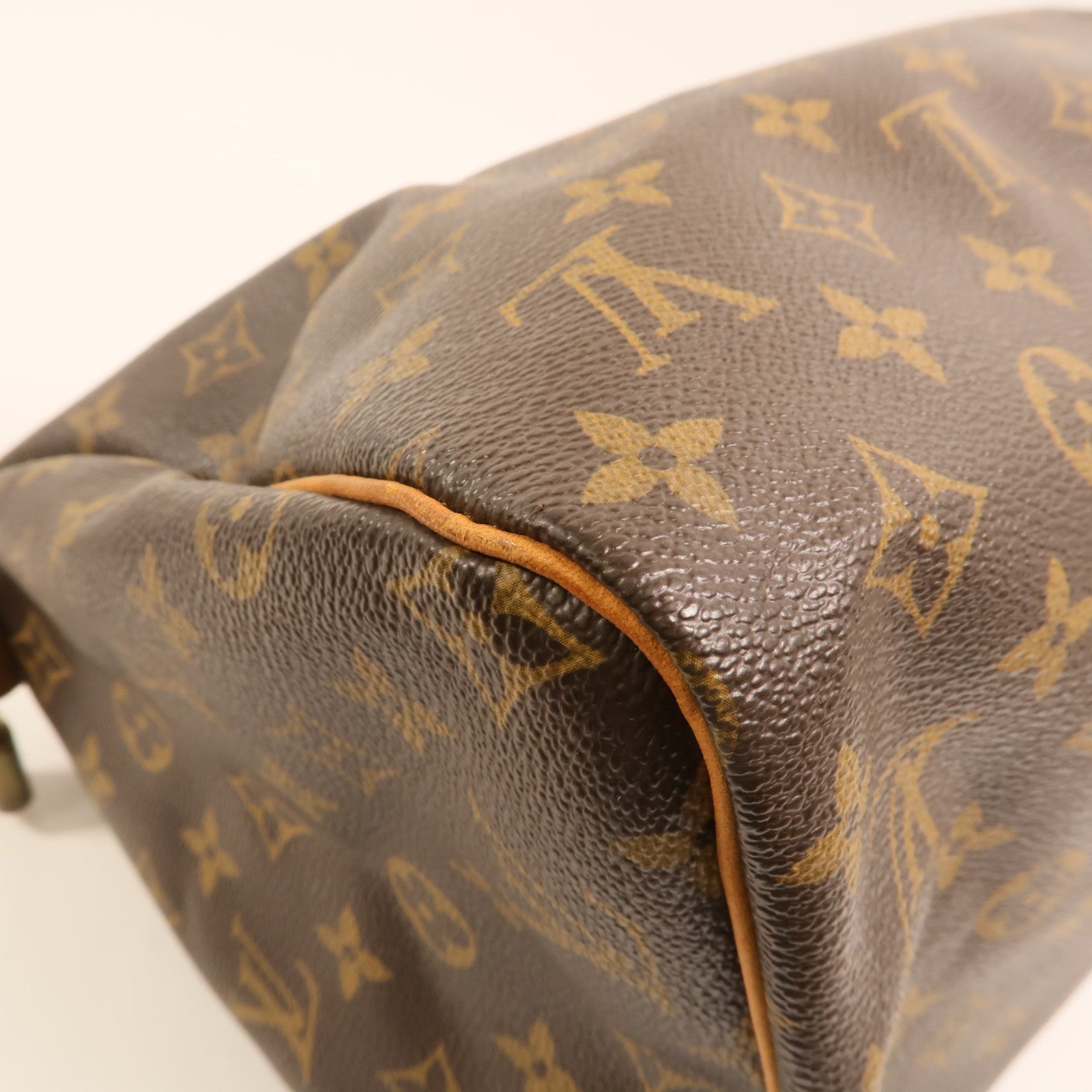 LOUIS VUITTON Monogram Speedy 30金扣手挽袋