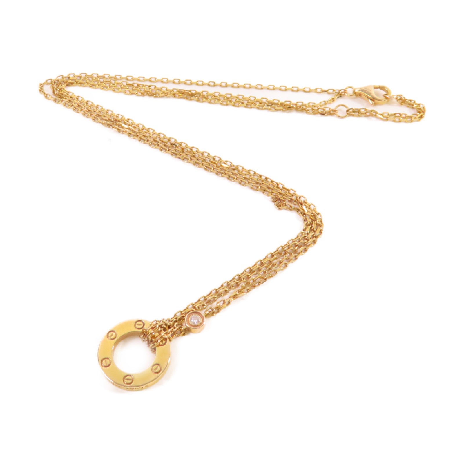 CARTIER 18K黃金Love Necklace項鏈
