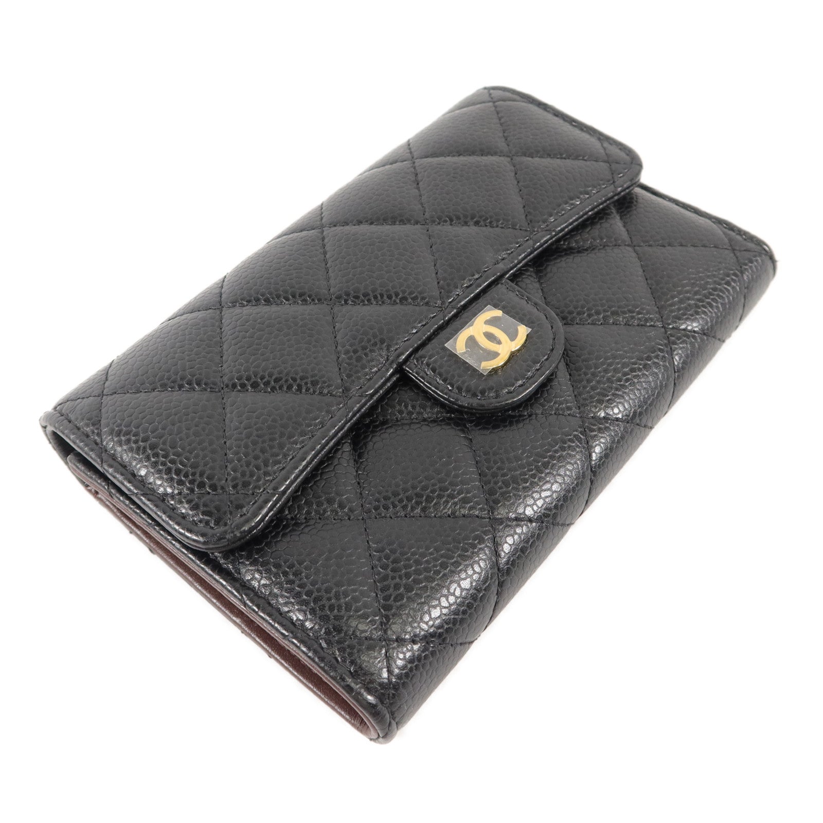 CHANEL 牛皮皮革Classic Medium Flap Wallet錢包