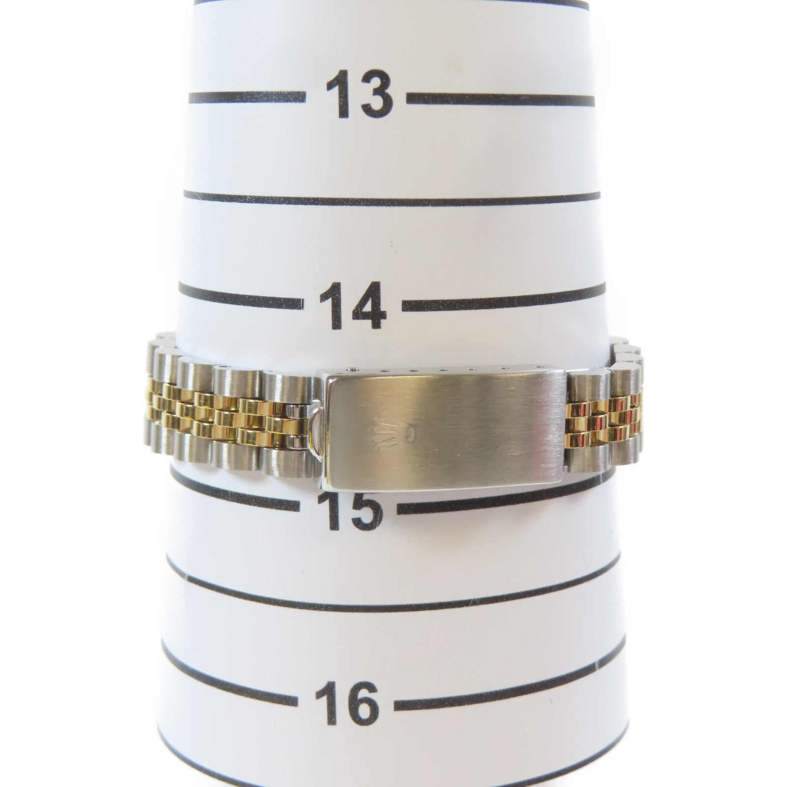 ROLEX Datejust 26mm18K黃金/不鏽鋼手錶自動機芯紅色#14.5cm