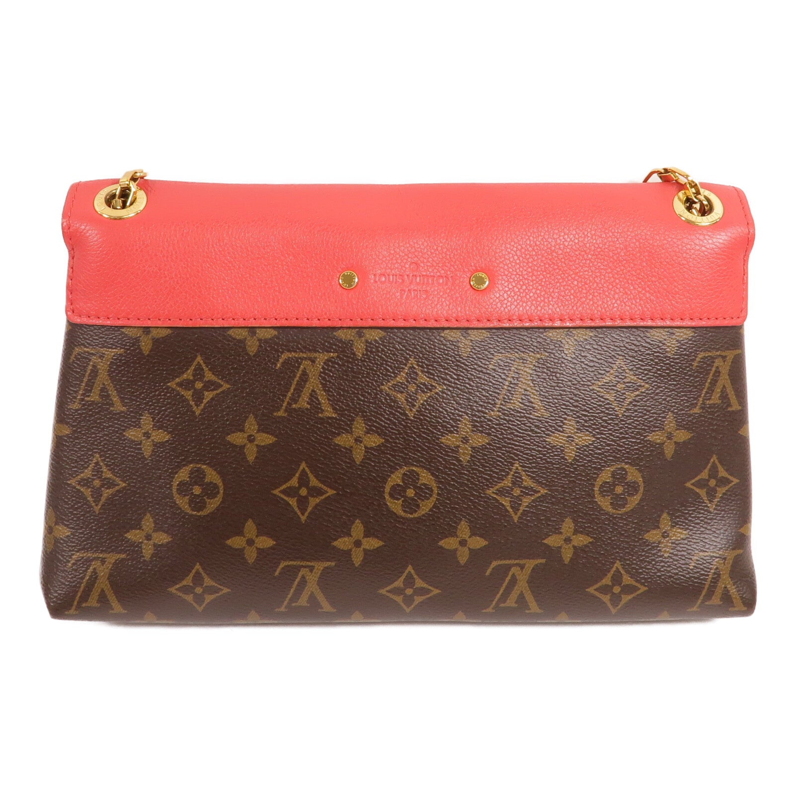 LOUIS VUITTON Monogram Pallas Chain鏈帶肩背袋