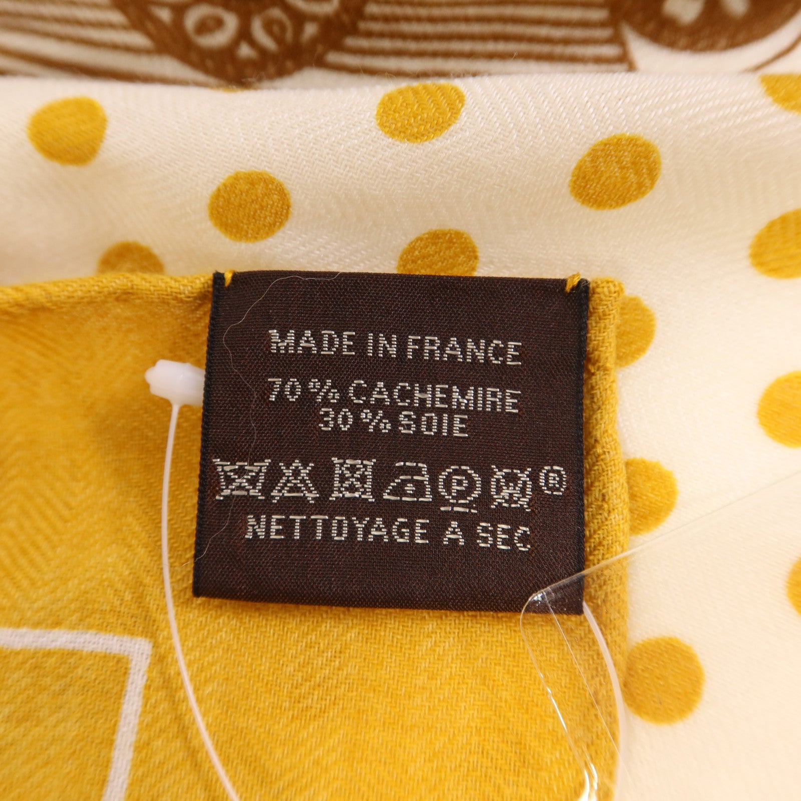 HERMES 羊絨/絲質Scarf 140X140絲巾
