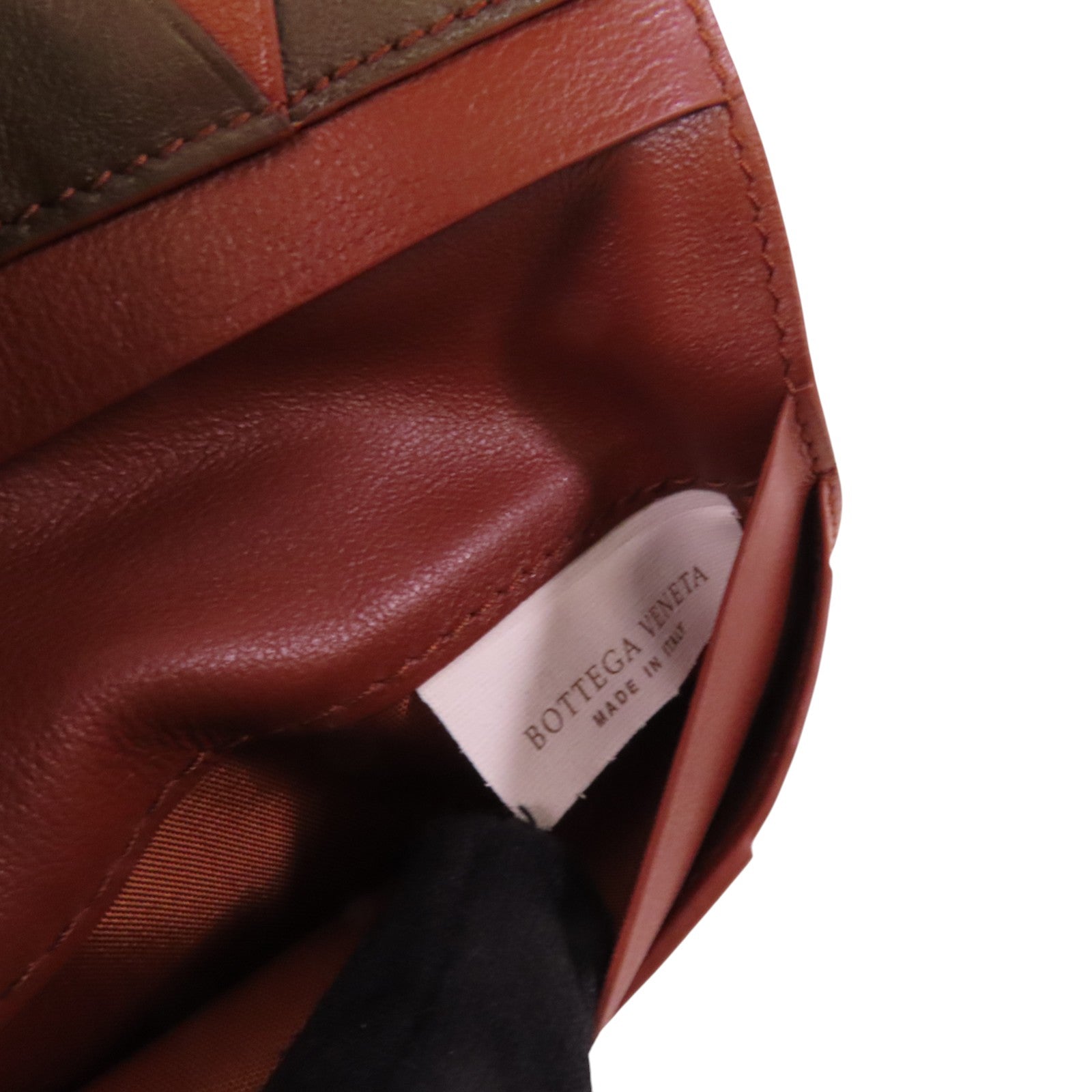 BOTTEGA VENETA 牛皮皮革Pocket Book Wallet金扣短錢包