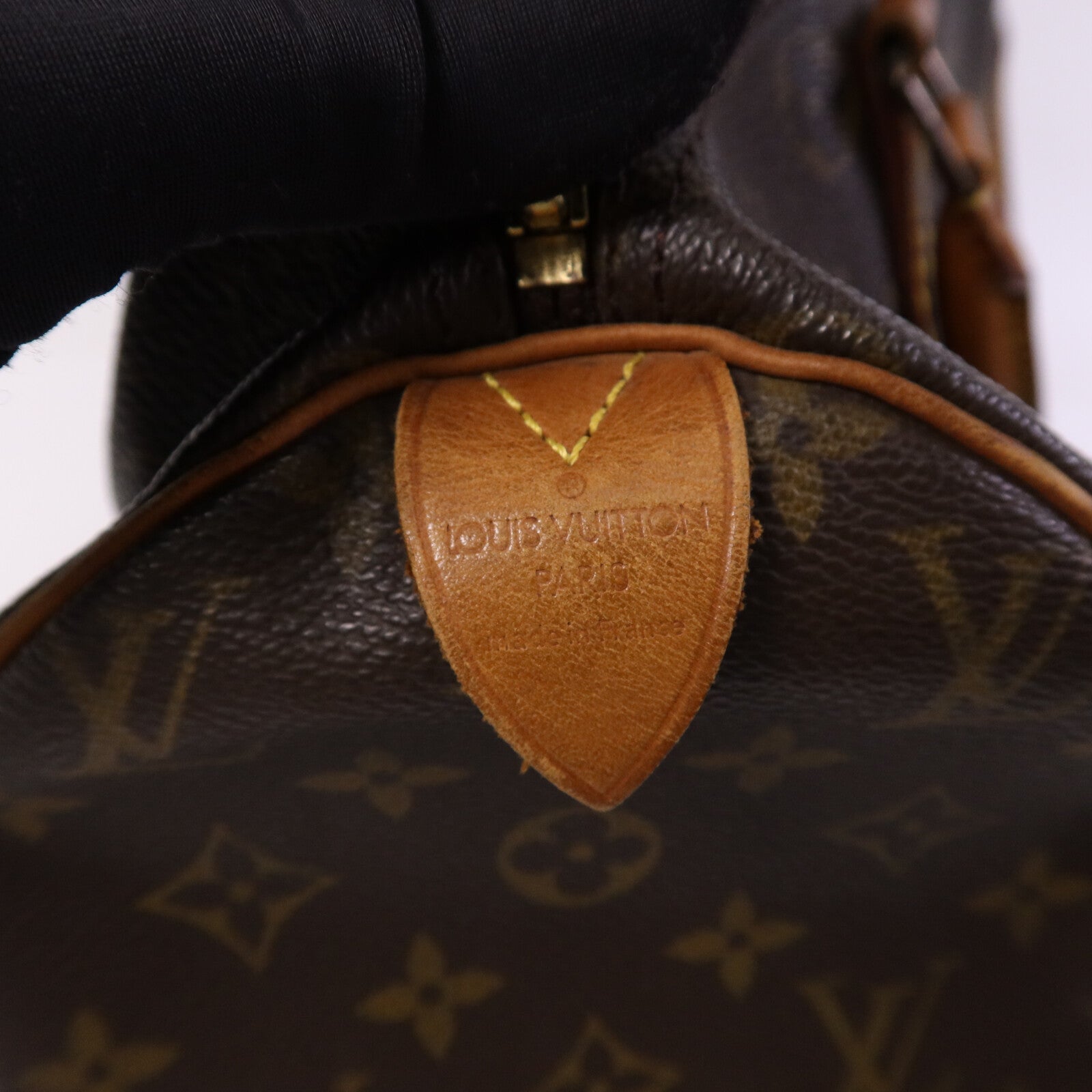 LOUIS VUITTON Monogram Speedy 30金扣手挽袋