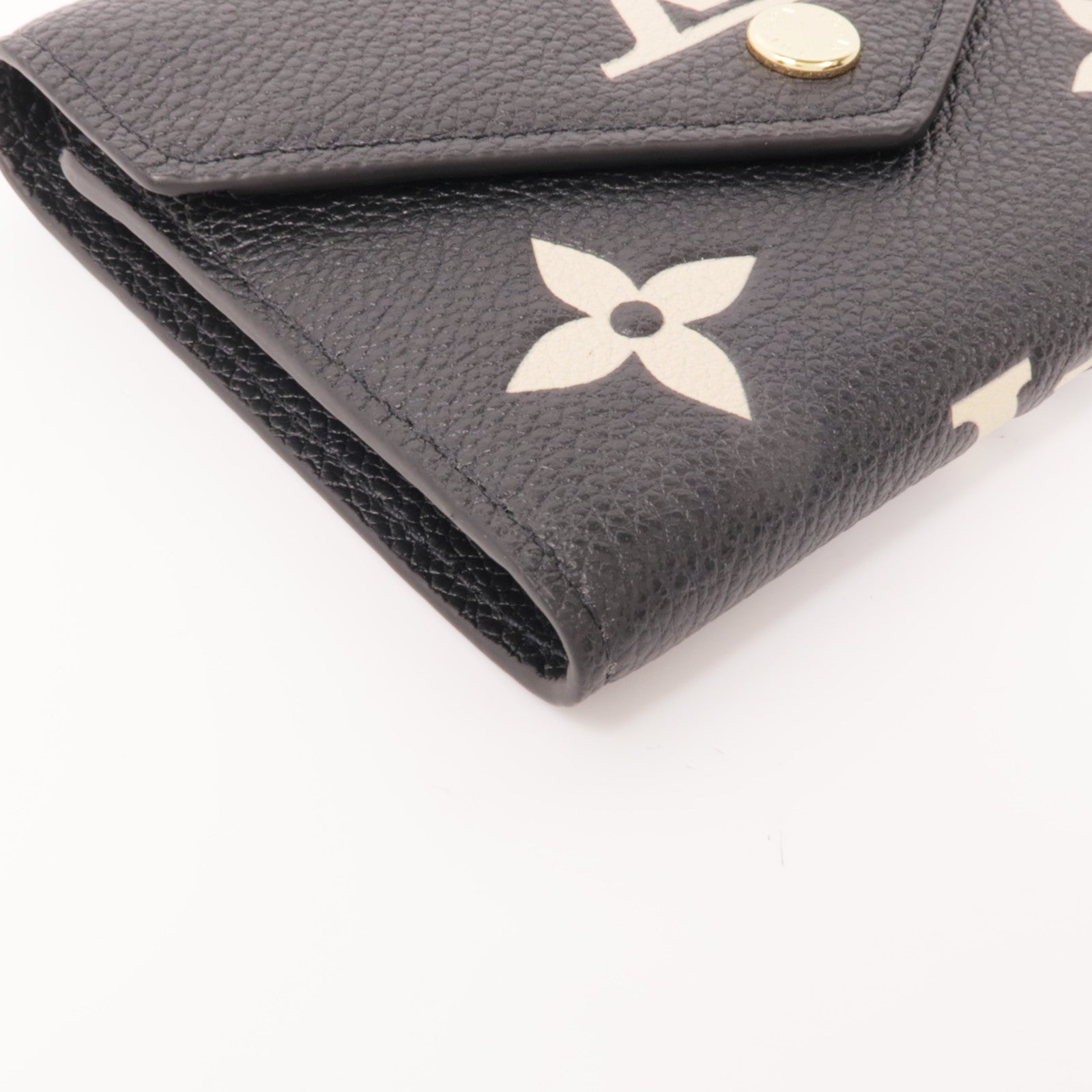 LOUIS VUITTON Monogram Empreinte Victorine Wallet金扣錢包