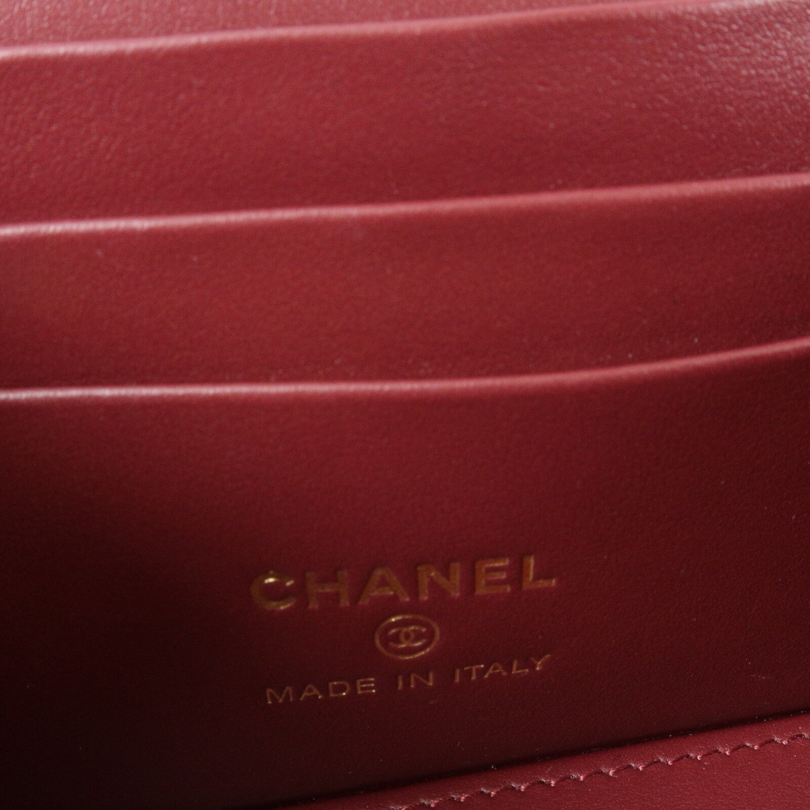 CHANEL 羊皮皮革Vanity Case鏈帶肩背袋