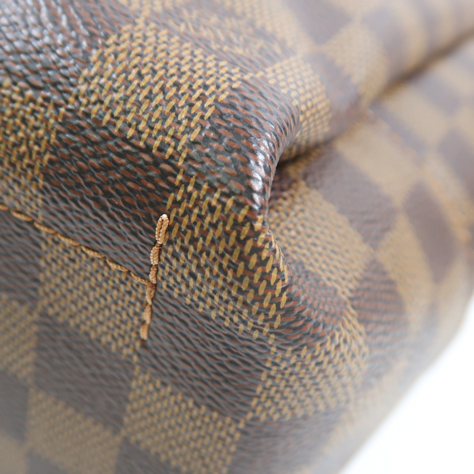 LOUIS VUITTON 【激減優惠】Damier Belmont NV PM金扣手挽肩背兩用袋啡色