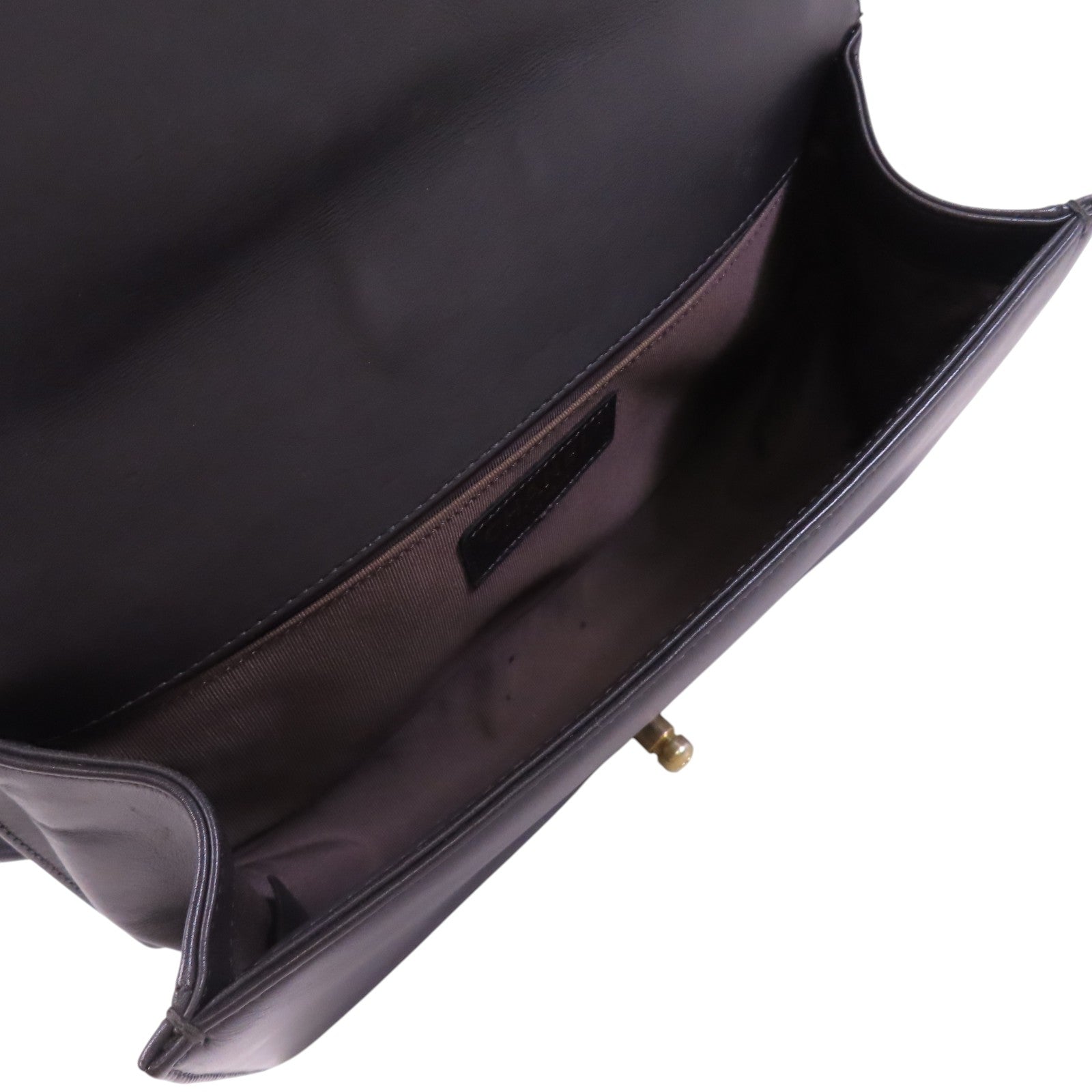 CHANEL 牛皮皮革Boy Chanel 25金扣鏈帶肩背袋