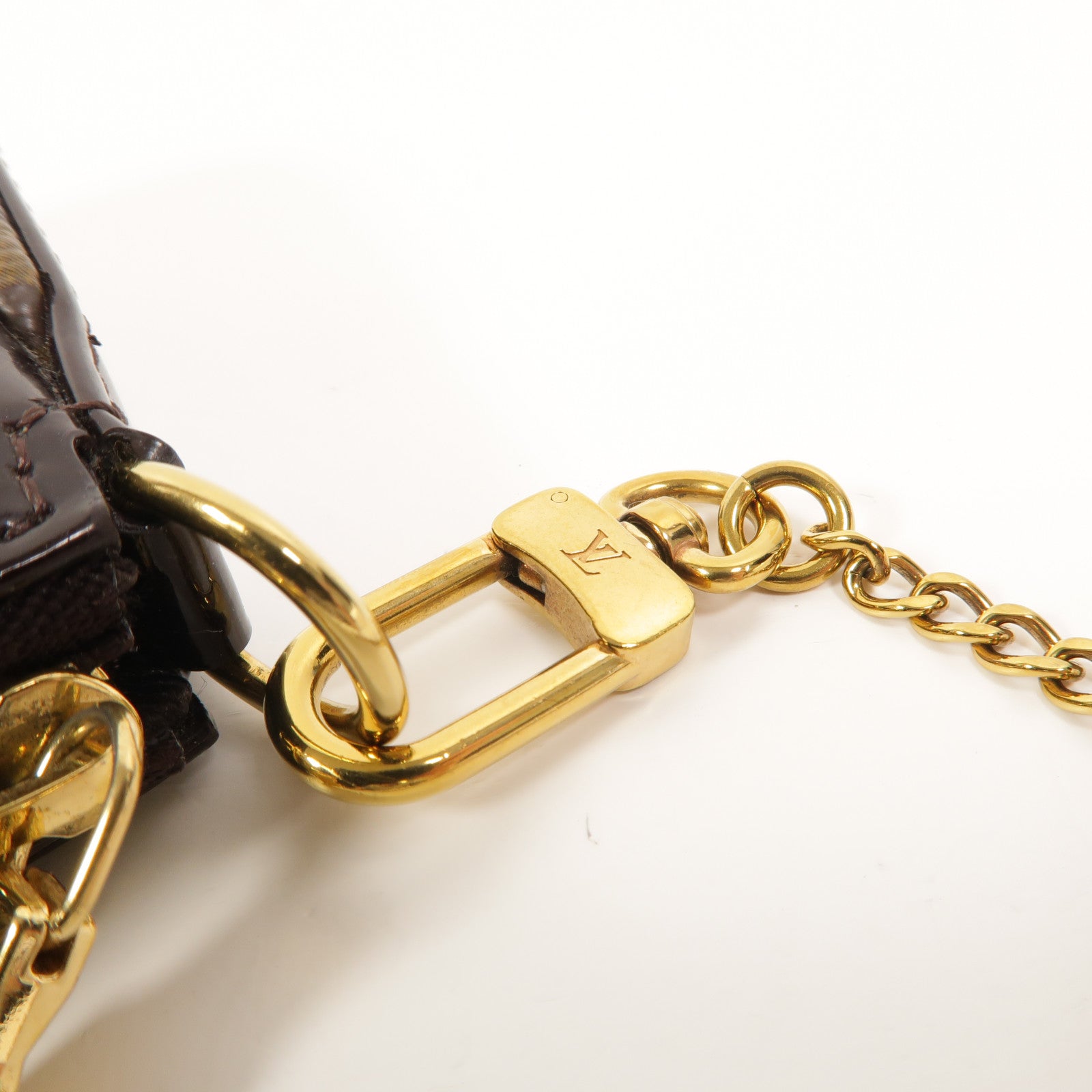 LOUIS VUITTON Monogram Vernis Mini Pochette Accessoires手拿包