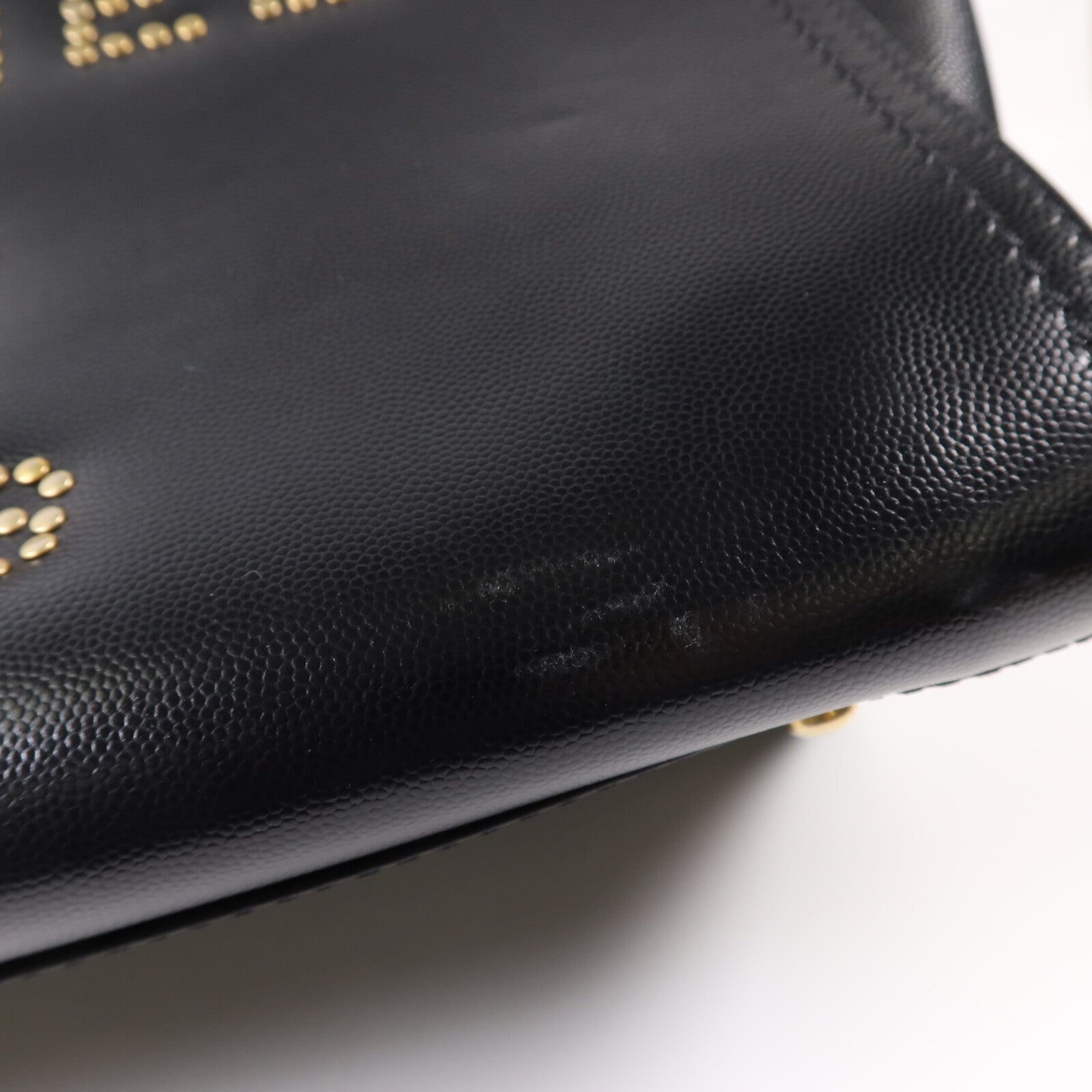 CHANEL 【激減優惠】牛皮皮革Deauville Tote金扣鏈帶手挽肩背兩用袋