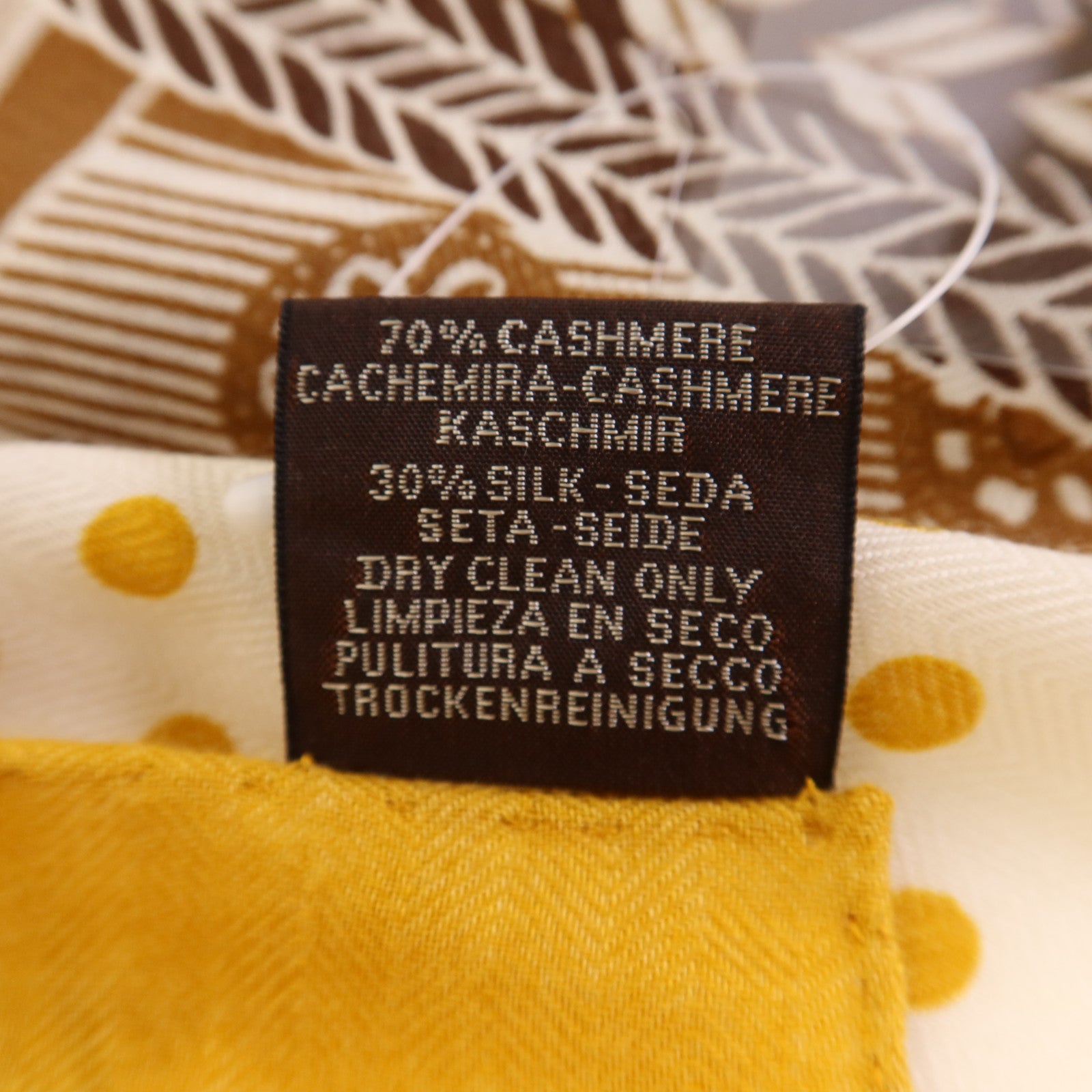 HERMES 羊絨/絲質Scarf 140X140絲巾
