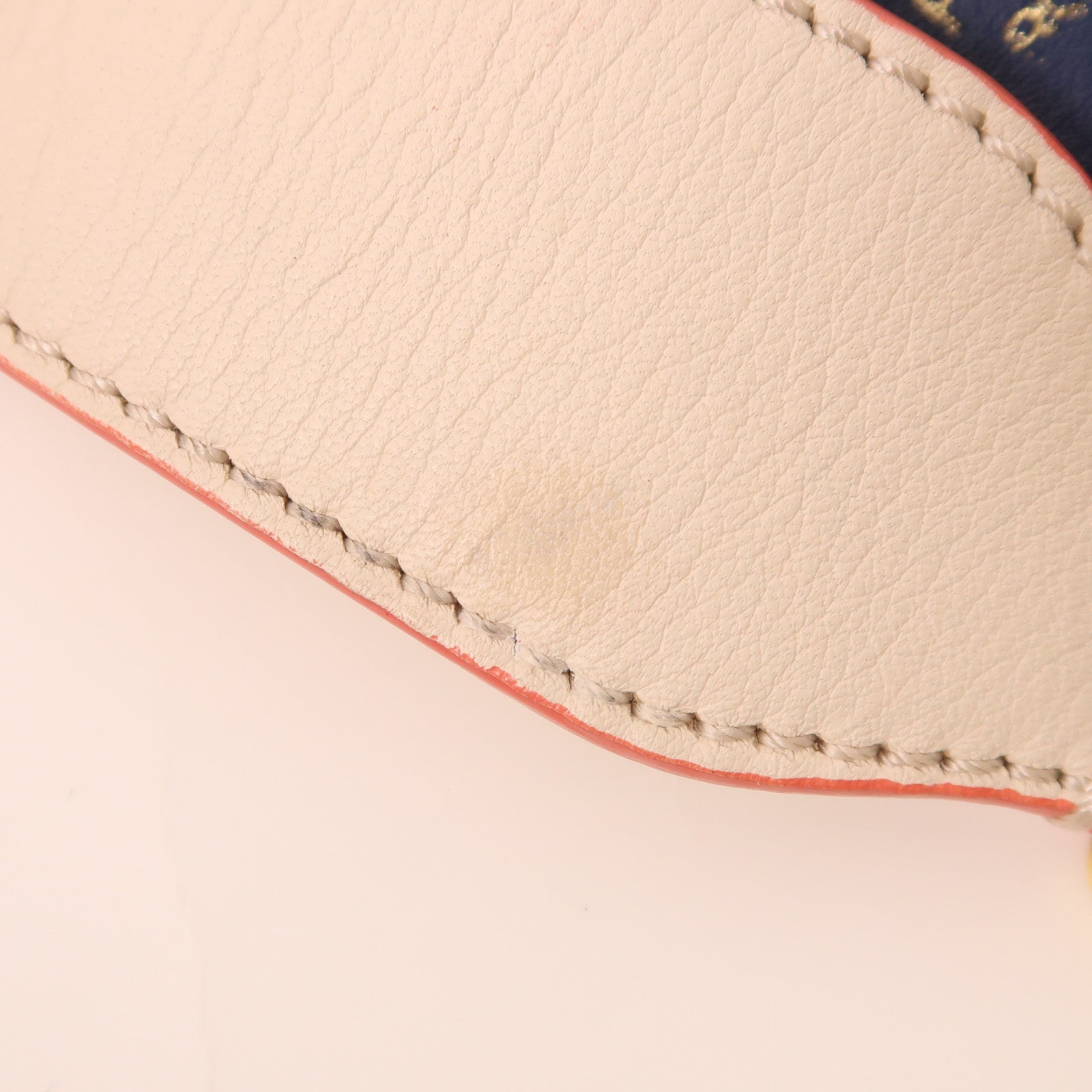 FENDI 【激減優惠】皮革Shoulder Strap金扣肩帶白色/黃色/藍色