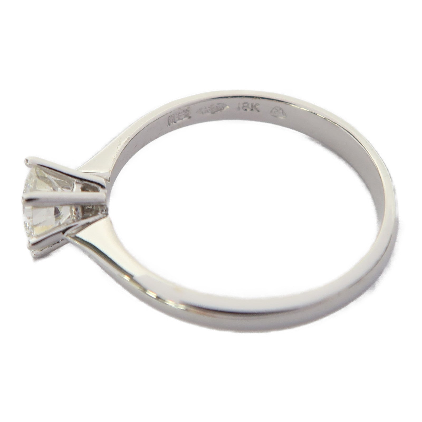 JEWELRY 【激減優惠】18K白金Diamond 2.3g 0.54ct鑽石戒指US#6.5
