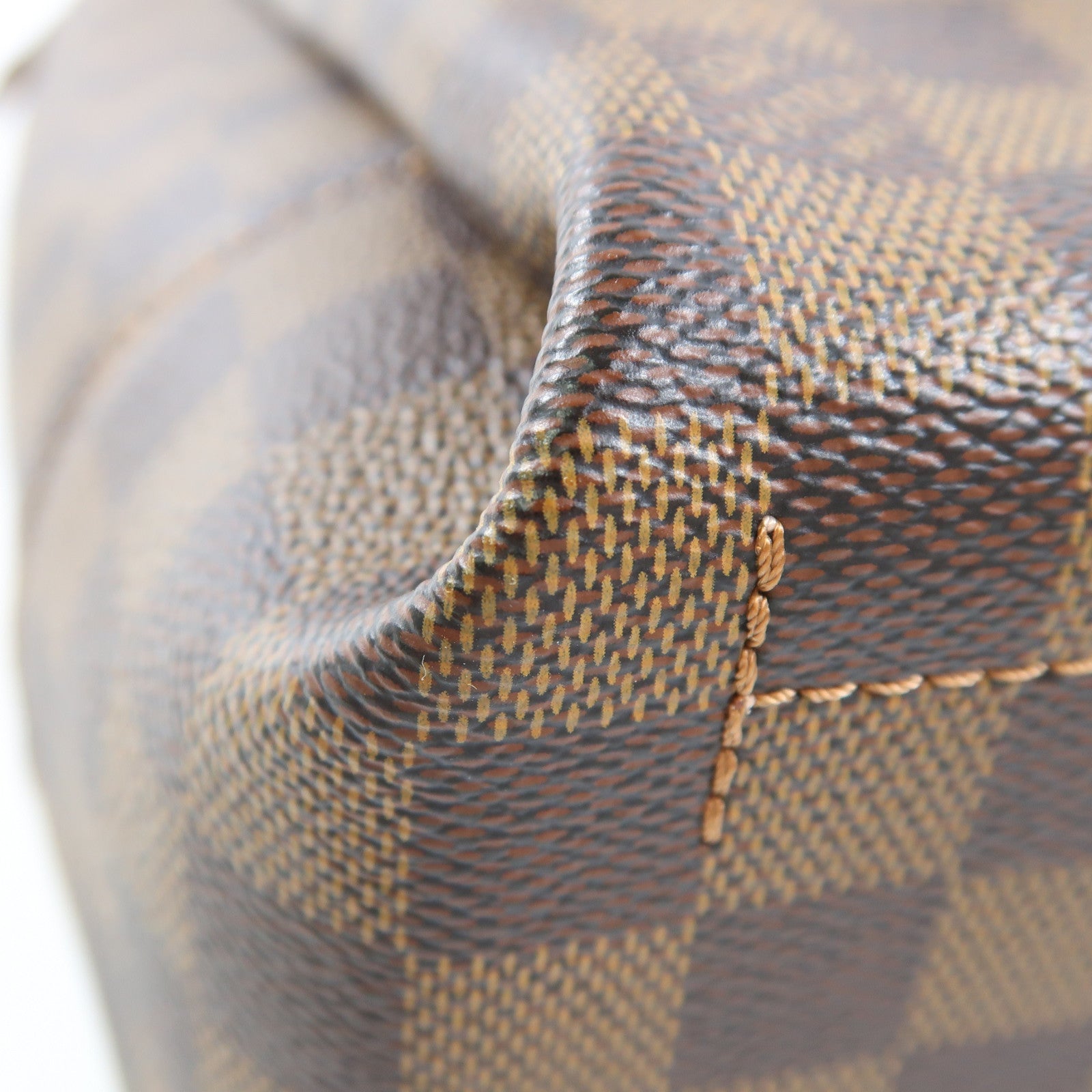 LOUIS VUITTON 【激減優惠】Damier Belmont NV PM金扣手挽肩背兩用袋啡色