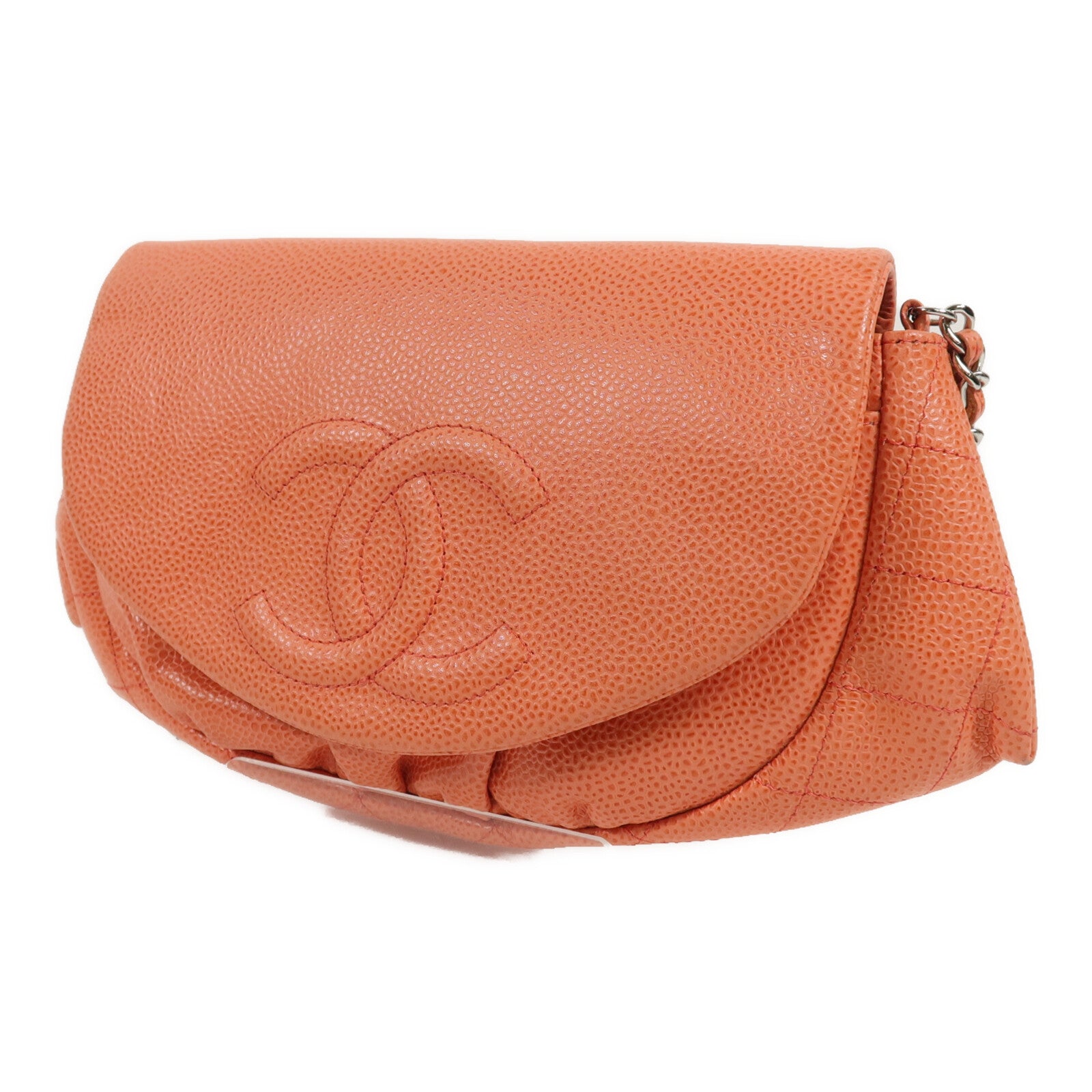 CHANEL 牛皮皮革Chain Shoulder鏈帶肩背袋