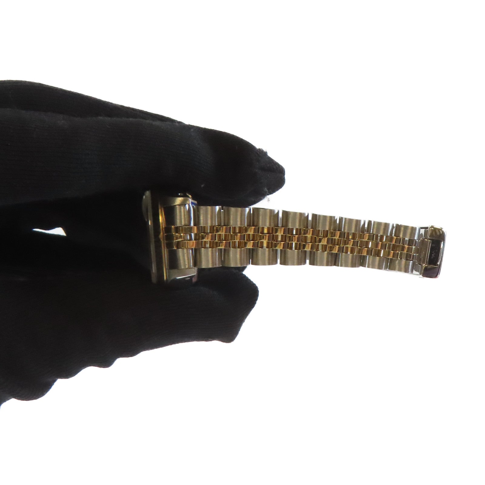 ROLEX Datejust 26mm18K黃金/不鏽鋼手錶自動機芯紅色#14.5cm