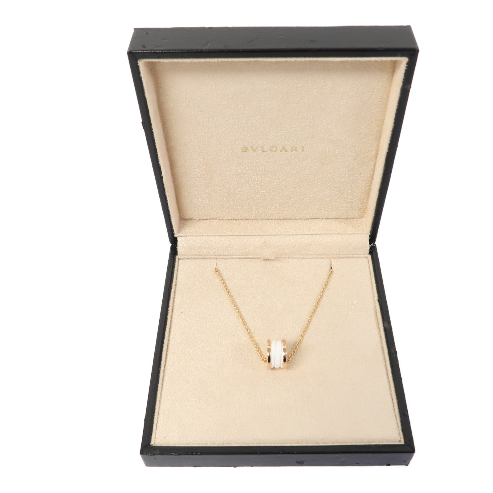 BVLGARI 【激減優惠】18K玫瑰金/陶瓷B-Zero1 Necklace項鍊