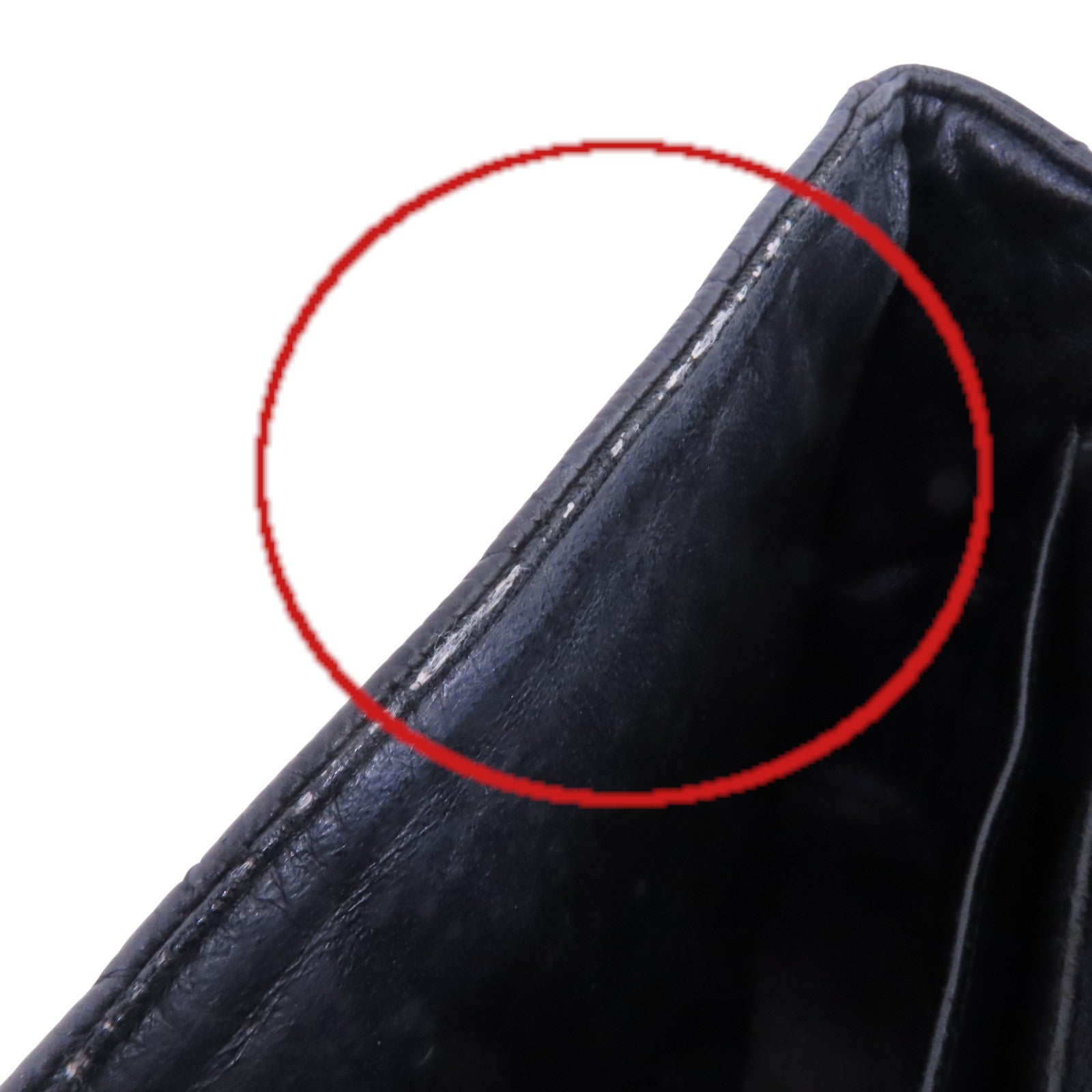 CHANEL 牛皮皮革Large Classic銀扣鏈帶肩背袋