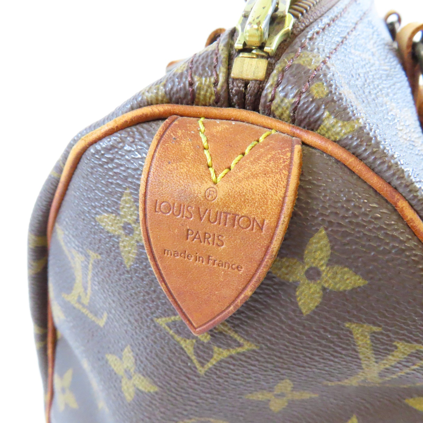 LOUIS VUITTON 【激減優惠】Monogram Speedy 25金扣手挽袋啡色